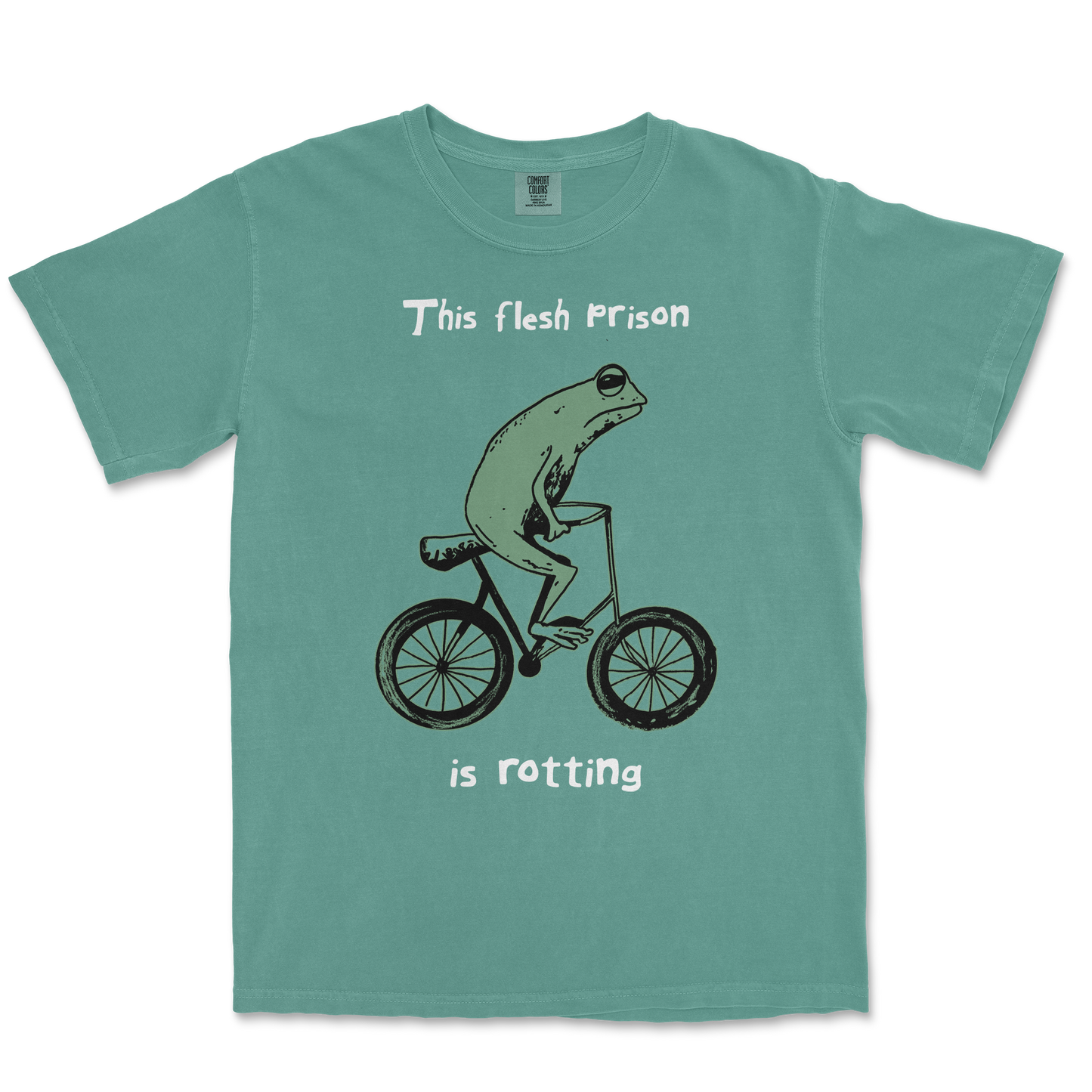 Comfort Colors T-Shirt Flesh Prison in Light-Green