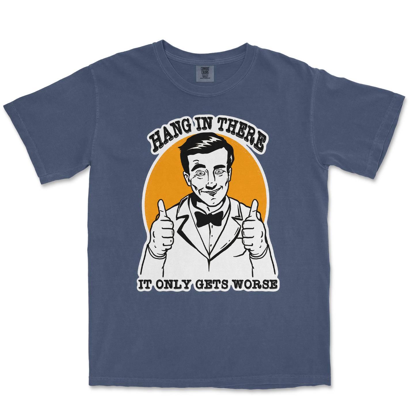 Comfort Colors T-Shirt Hang In There in Midnight