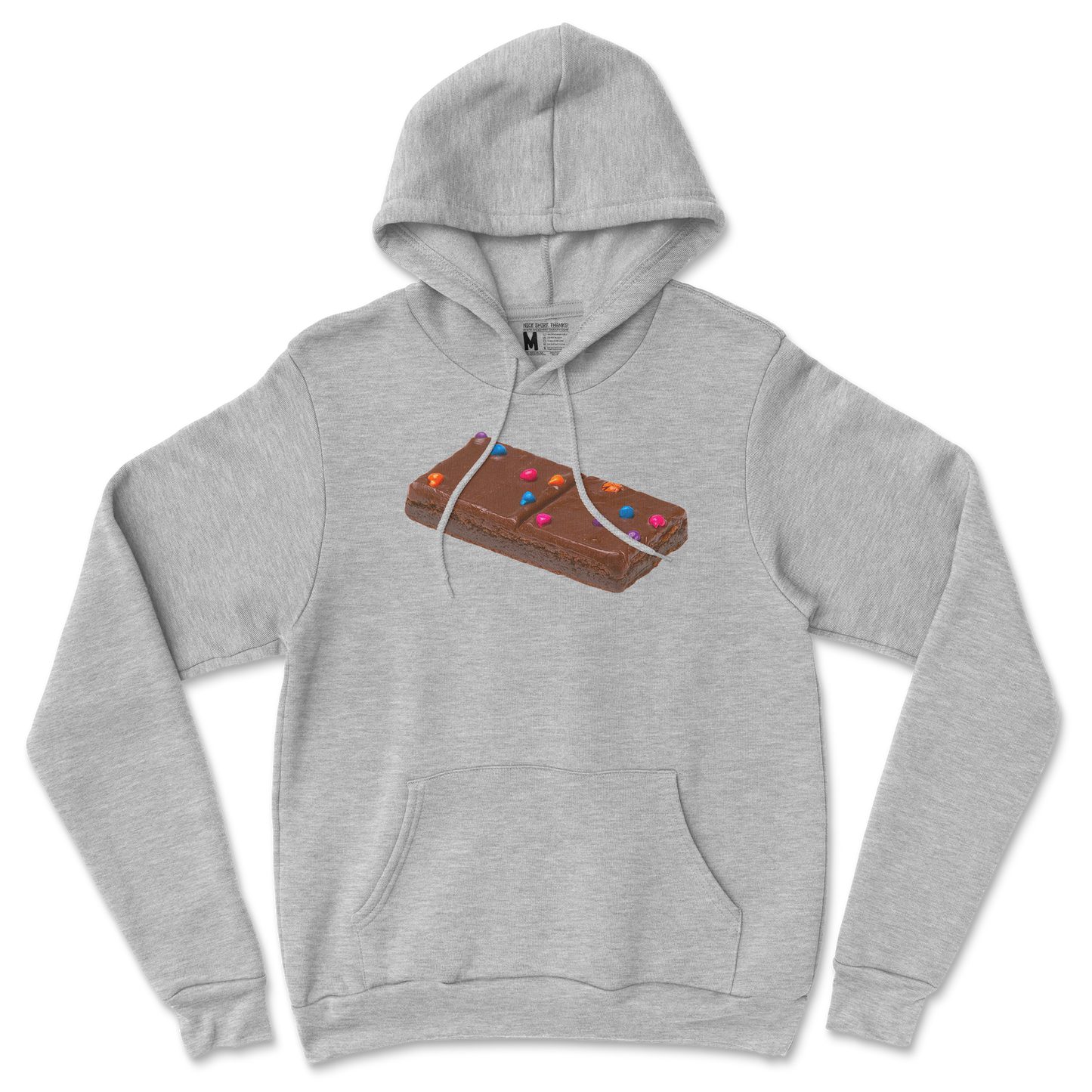 Gildan SoftStyle Hoodie Mmmmm Yummmm in Sports Grey