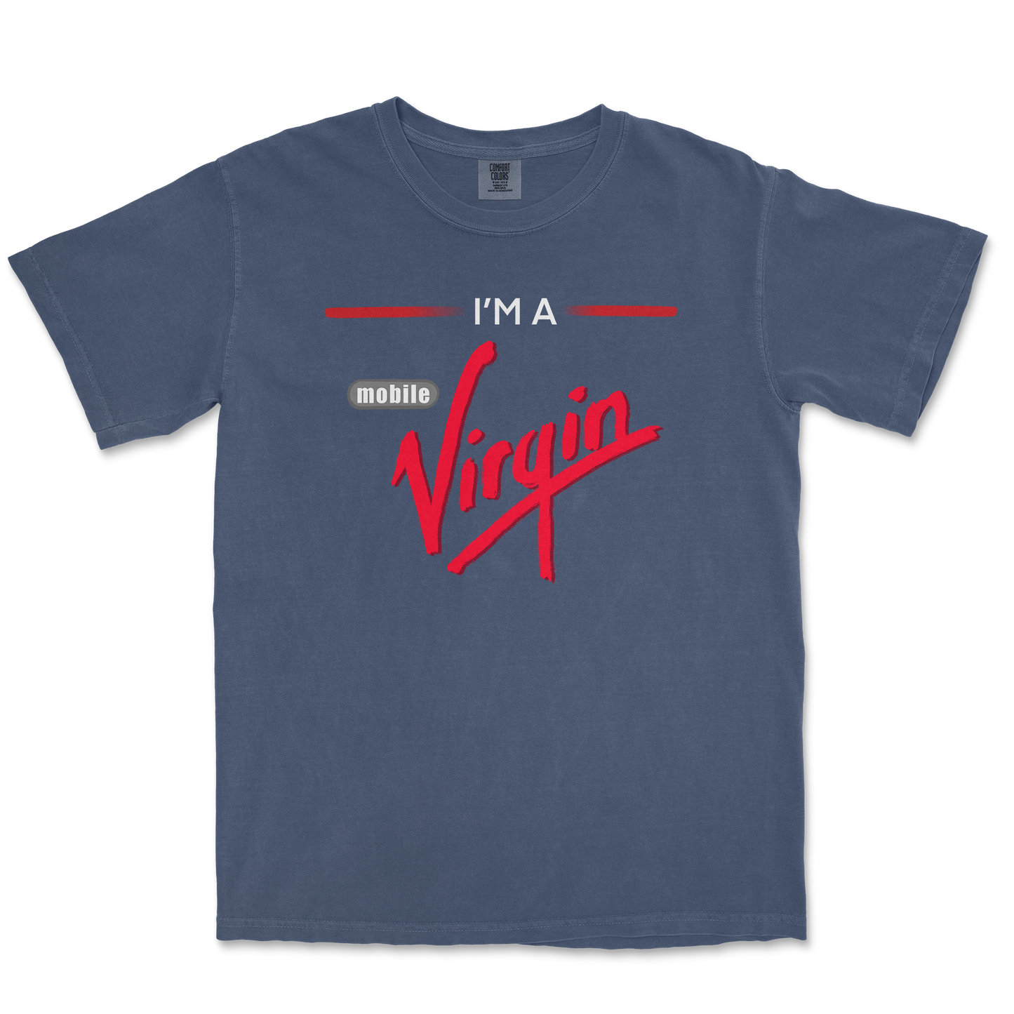 Comfort Colors T-Shirt Mobile Virgin in Midnight