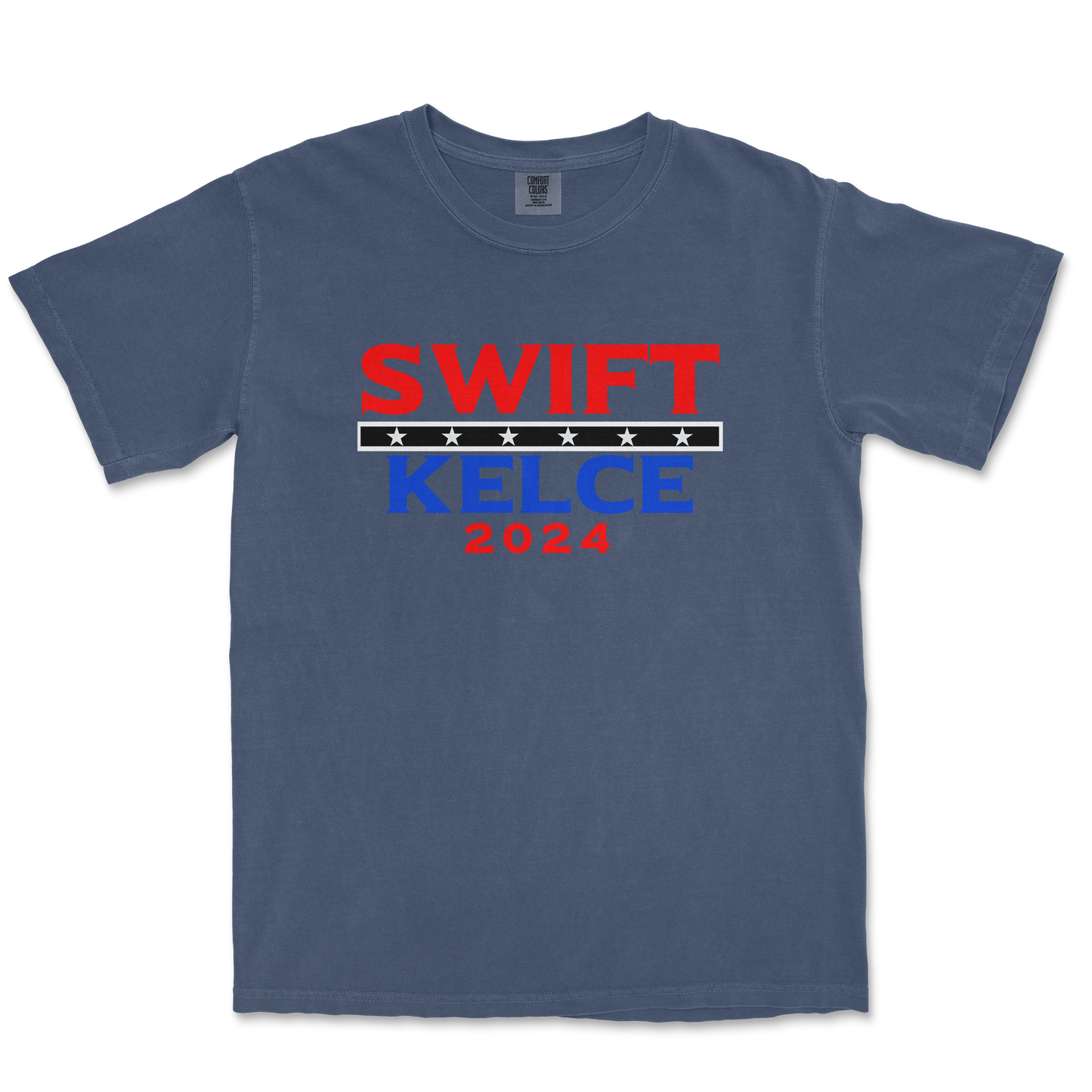 Comfort Colors T-Shirt Swift Kelce 2024 in Midnight