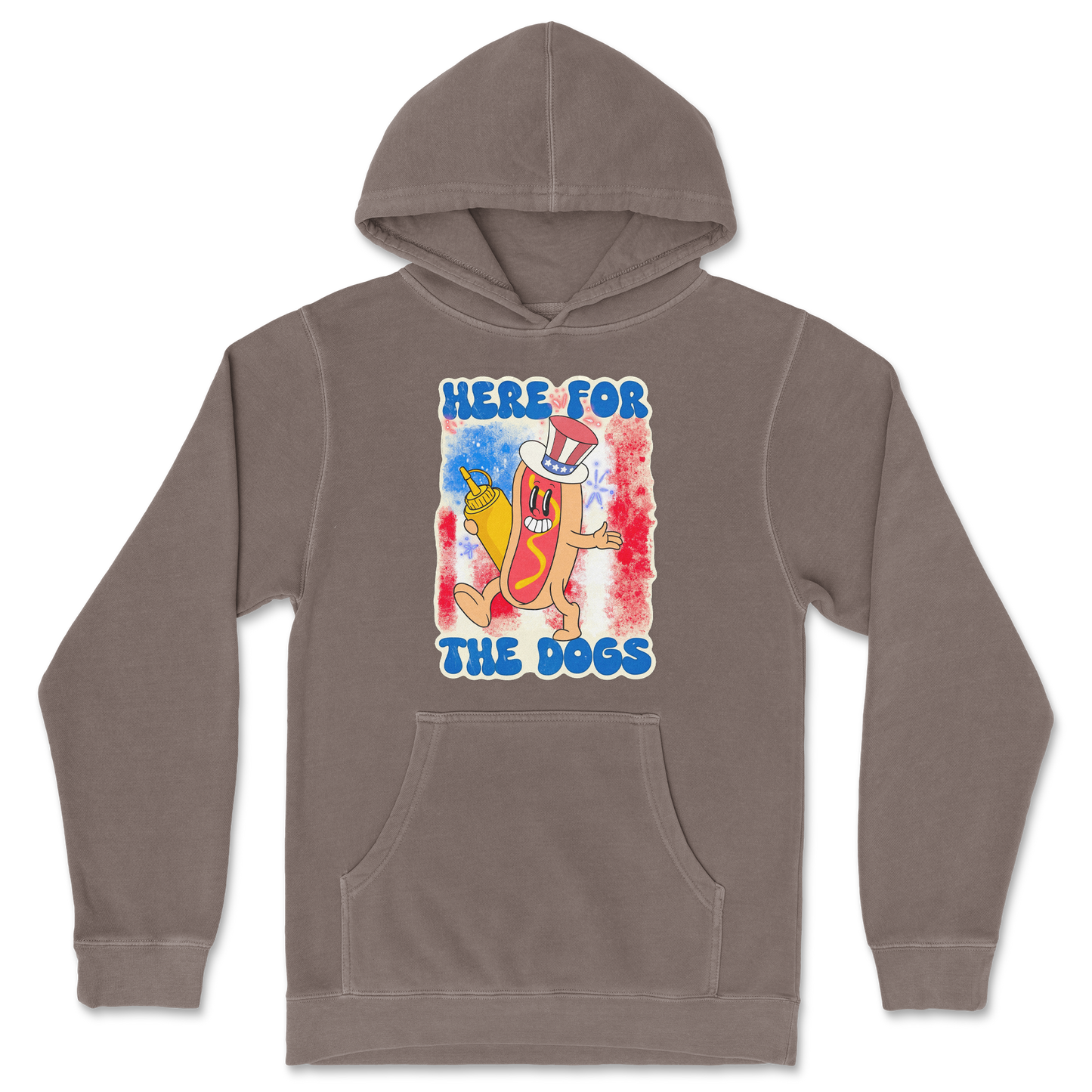 Independent Clothing Co. Hoodie Hot Dog in Clay