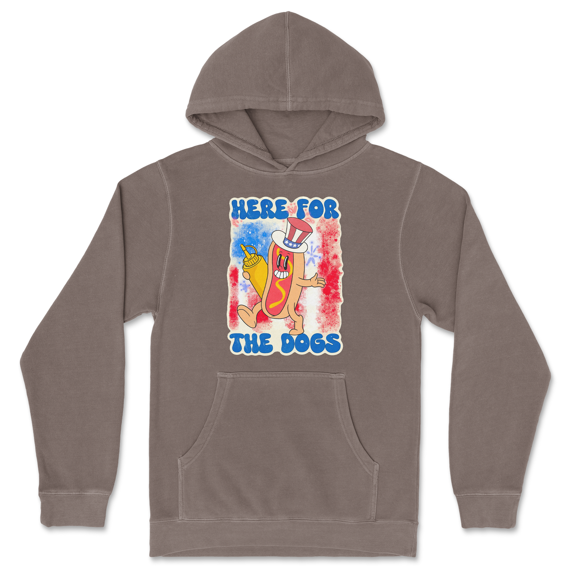 Independent Clothing Co. Hoodie Hot Dog in Clay