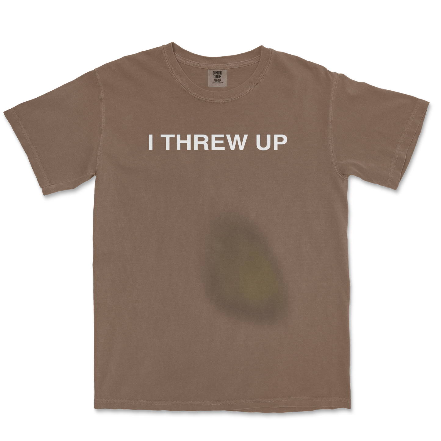 Comfort Colors T-Shirt Mom I Threw Up in Espresso
