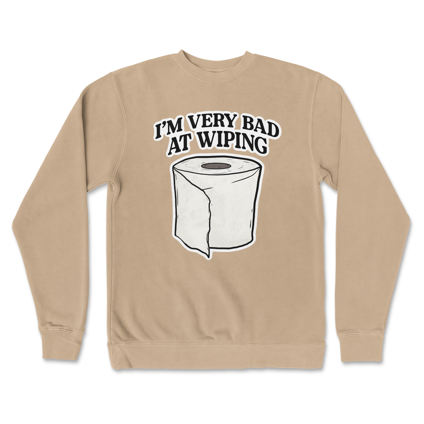 Independent Clothing Co. Crew Neck Bad Wiper in Sandstone