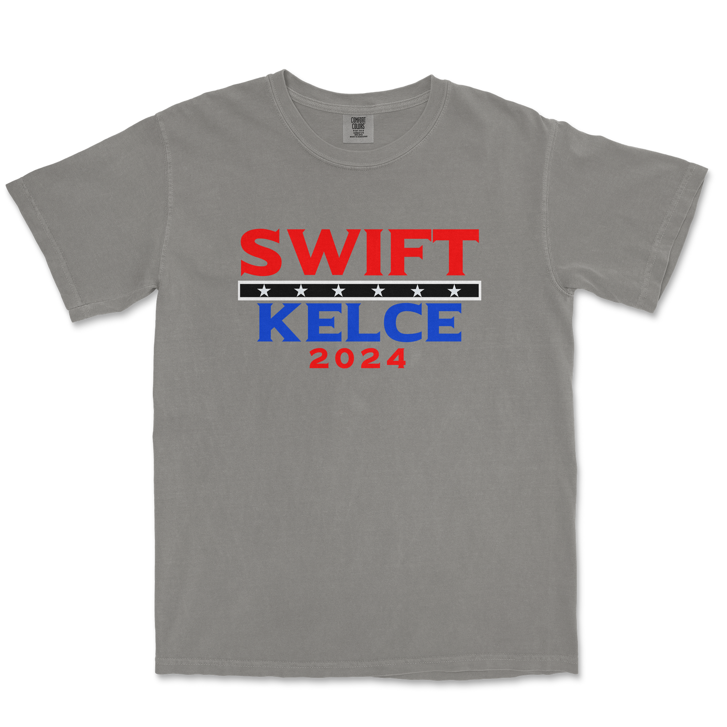Comfort Colors T-Shirt Swift Kelce 2024 in Grey
