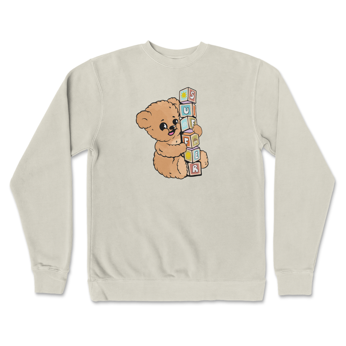 Independent Clothing Co. Crew Neck Suffer in Bone
