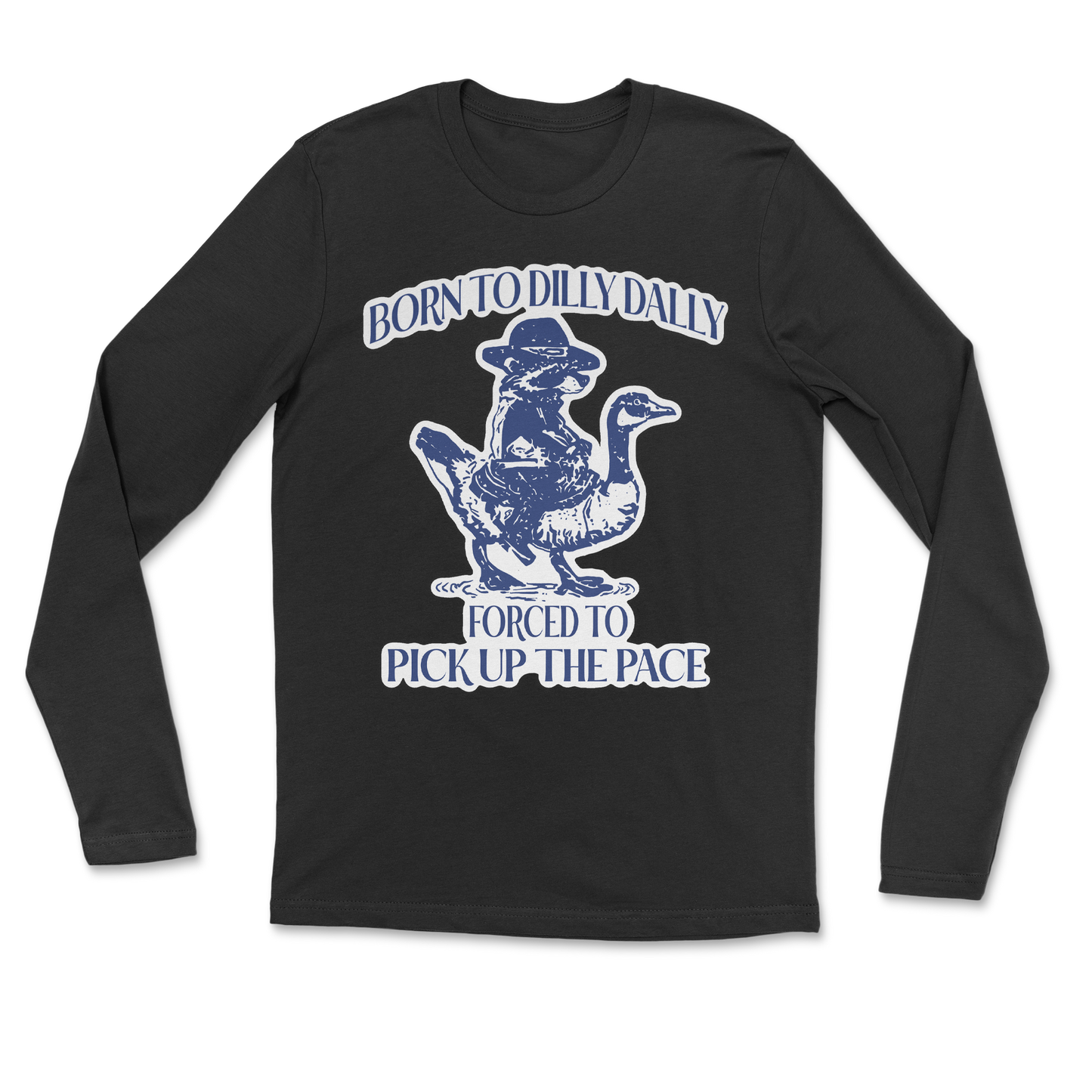 Heavy Blend Long Sleeve Dilly Dally in Black