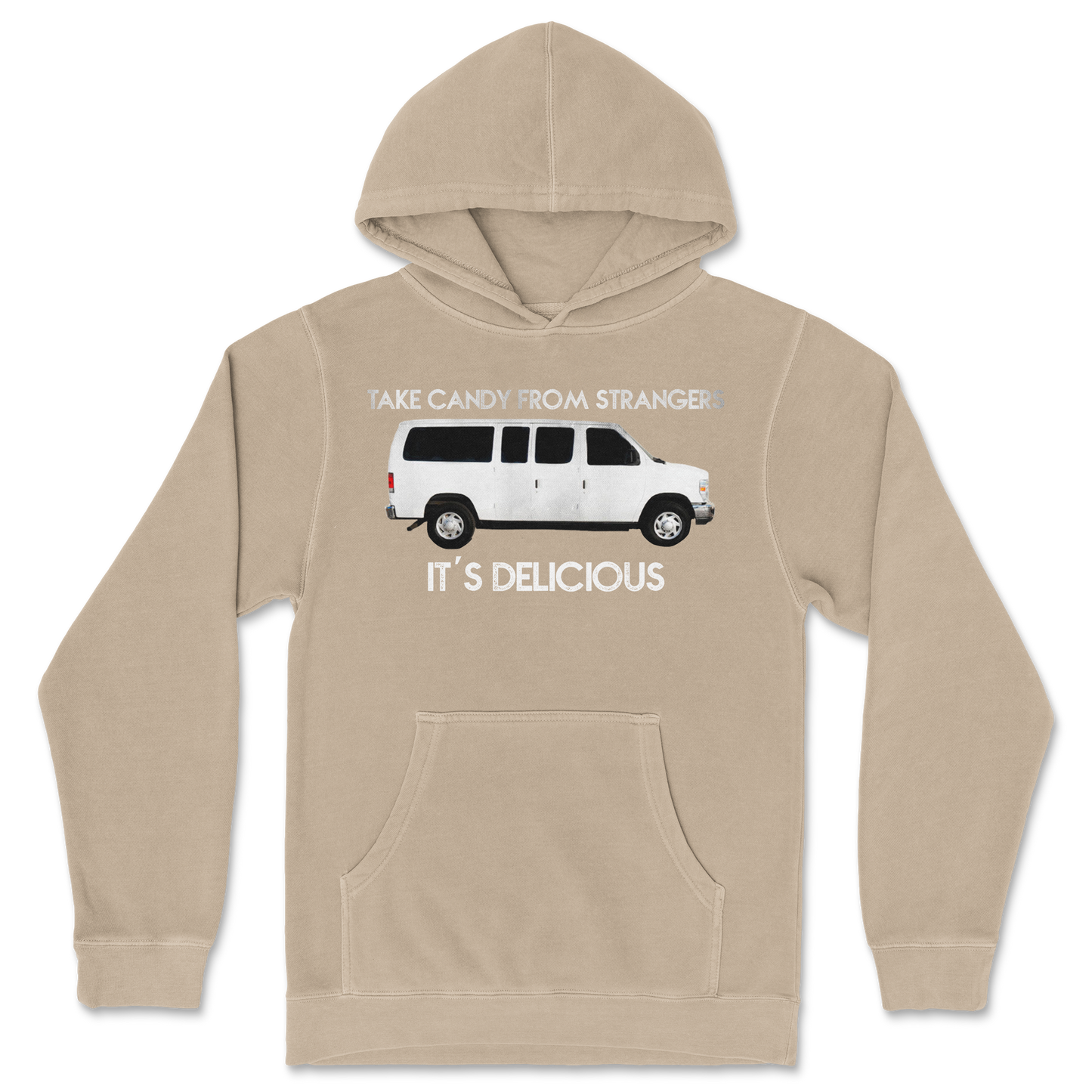 Independent Clothing Co. Hoodie Stranger Danger in Sandstone