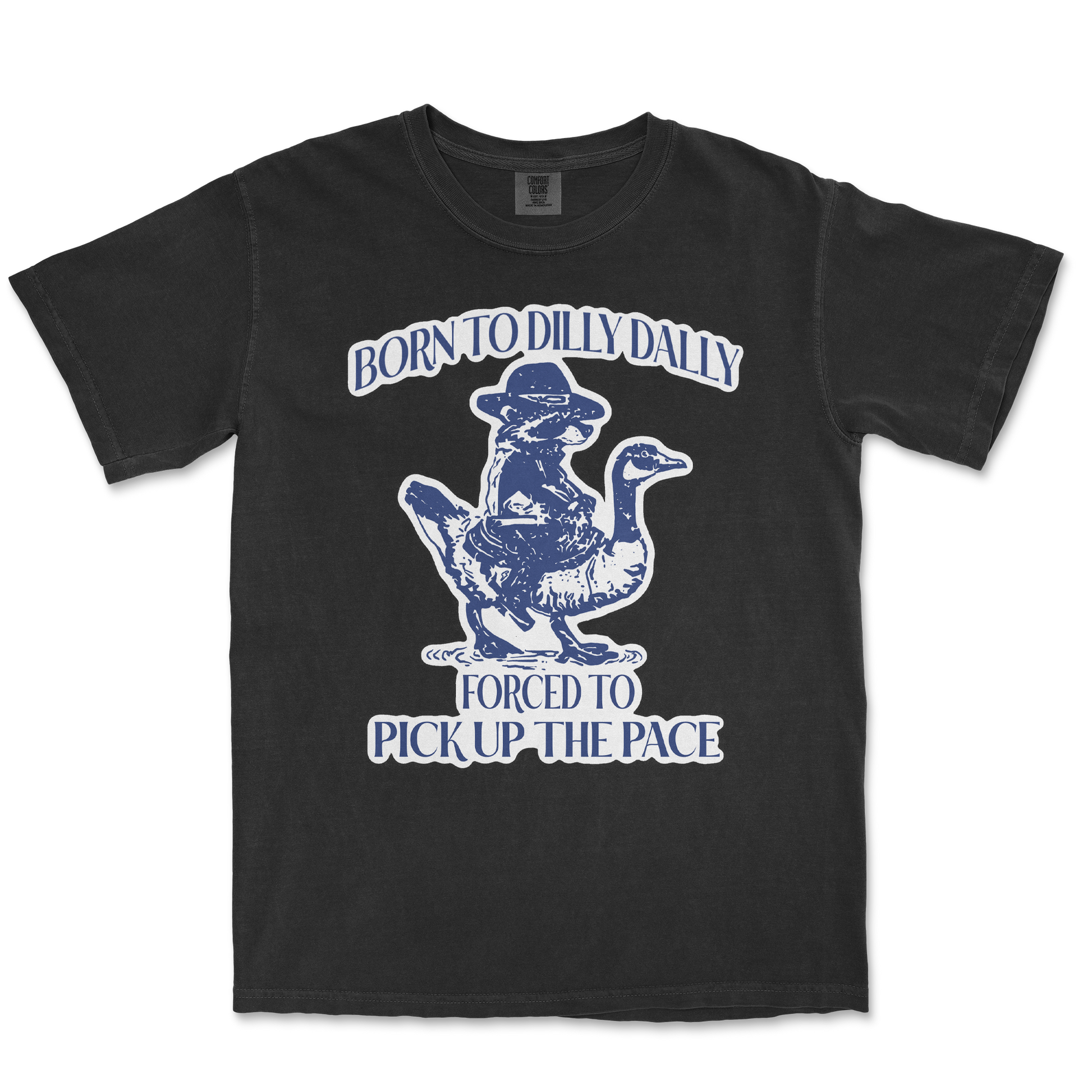Comfort Colors T-Shirt Dilly Dally  in Black