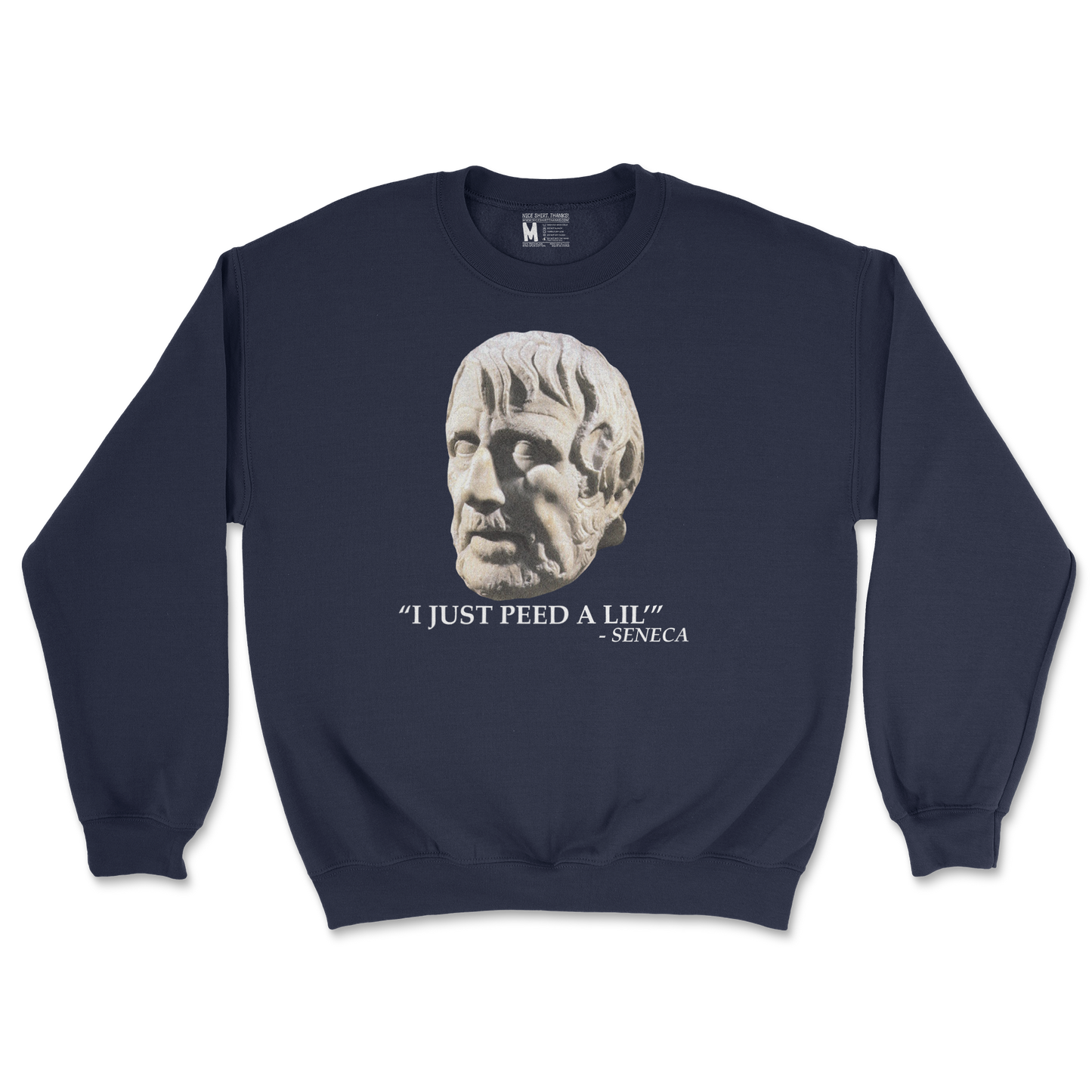 Gildan SoftStyle Crew Neck Seneca Pee in Navy