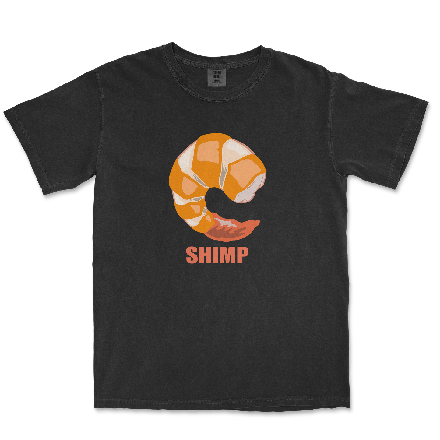 Comfort Colors T-Shirt Shimp in Black