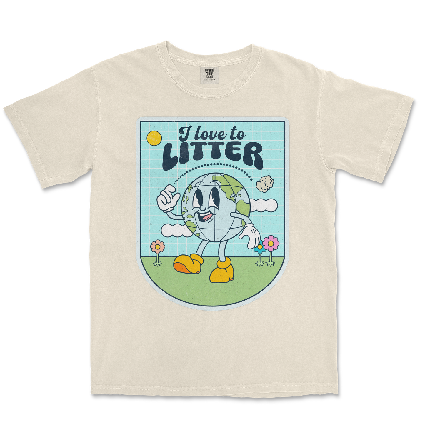 Comfort Colors T-Shirt Earth Day in Ivory