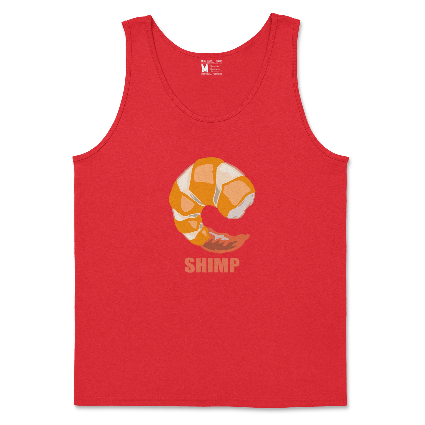 Gildan SoftStyle Tank Top Shimp in Red