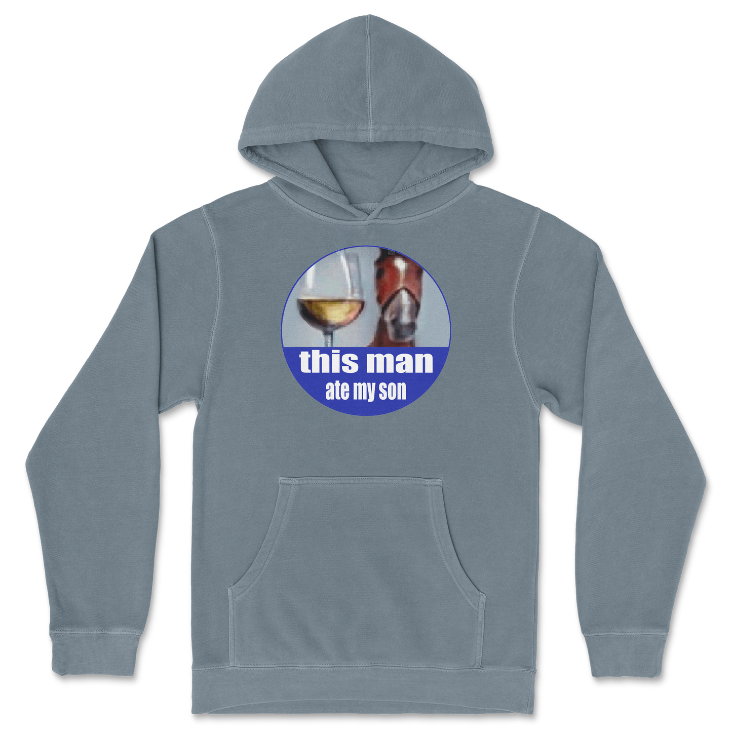 Independent Clothing Co. Hoodie This Man Ate My Son in Blue-Magic