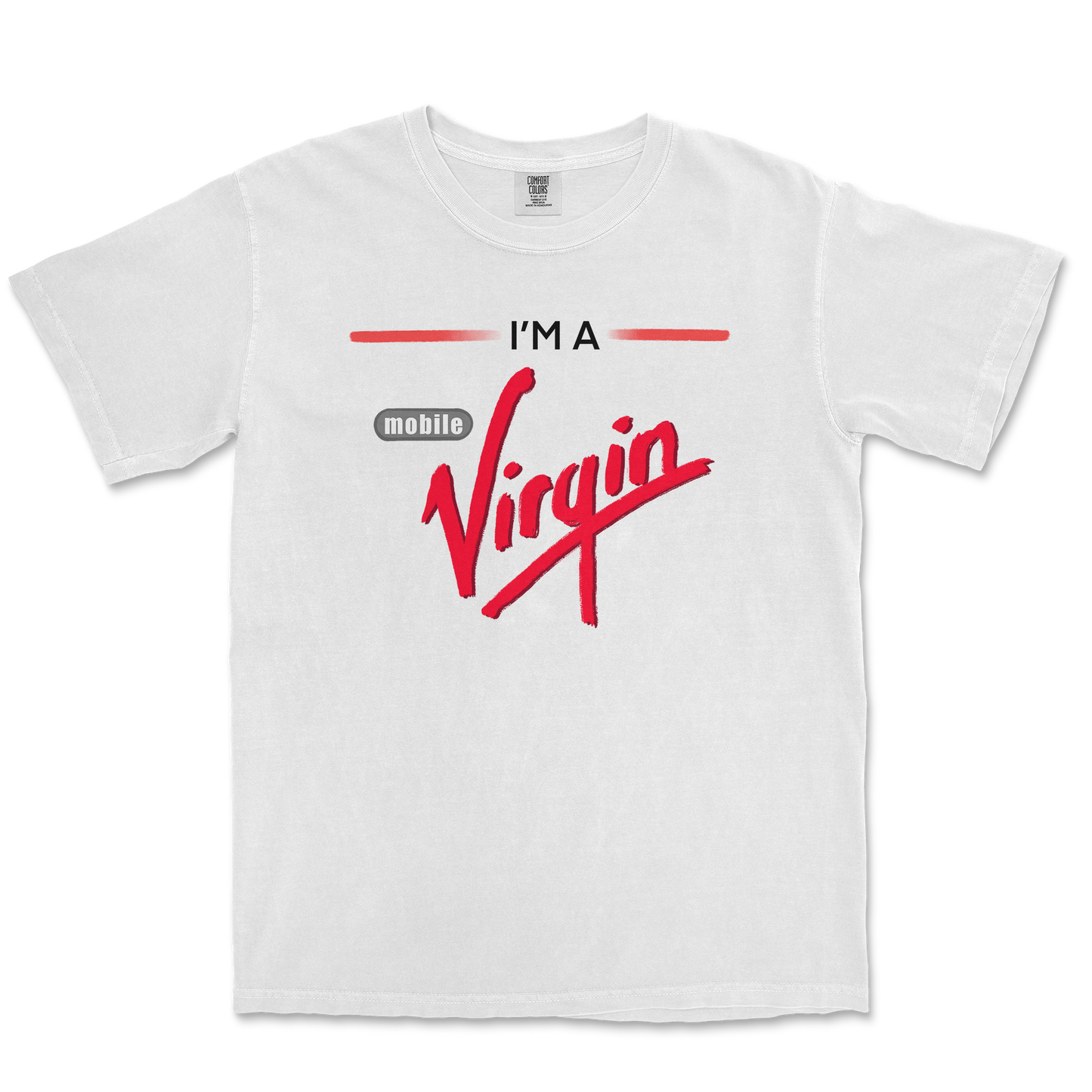 Comfort Colors T-Shirt Mobile Virgin in White