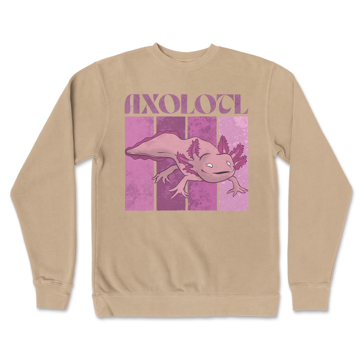 Independent Clothing Co. Crew Neck Axolotl in Sandstone