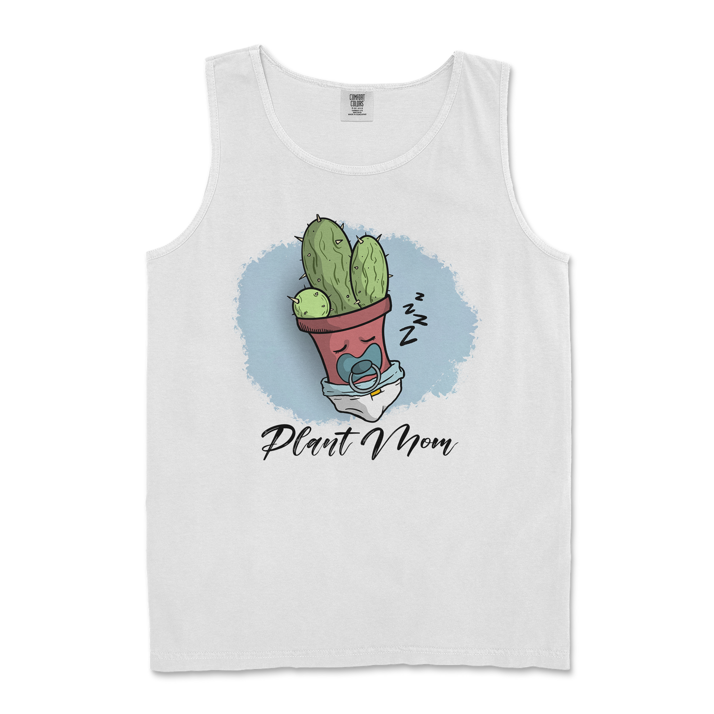 Comfort Colors Tank Top Plant Mom 2 in White