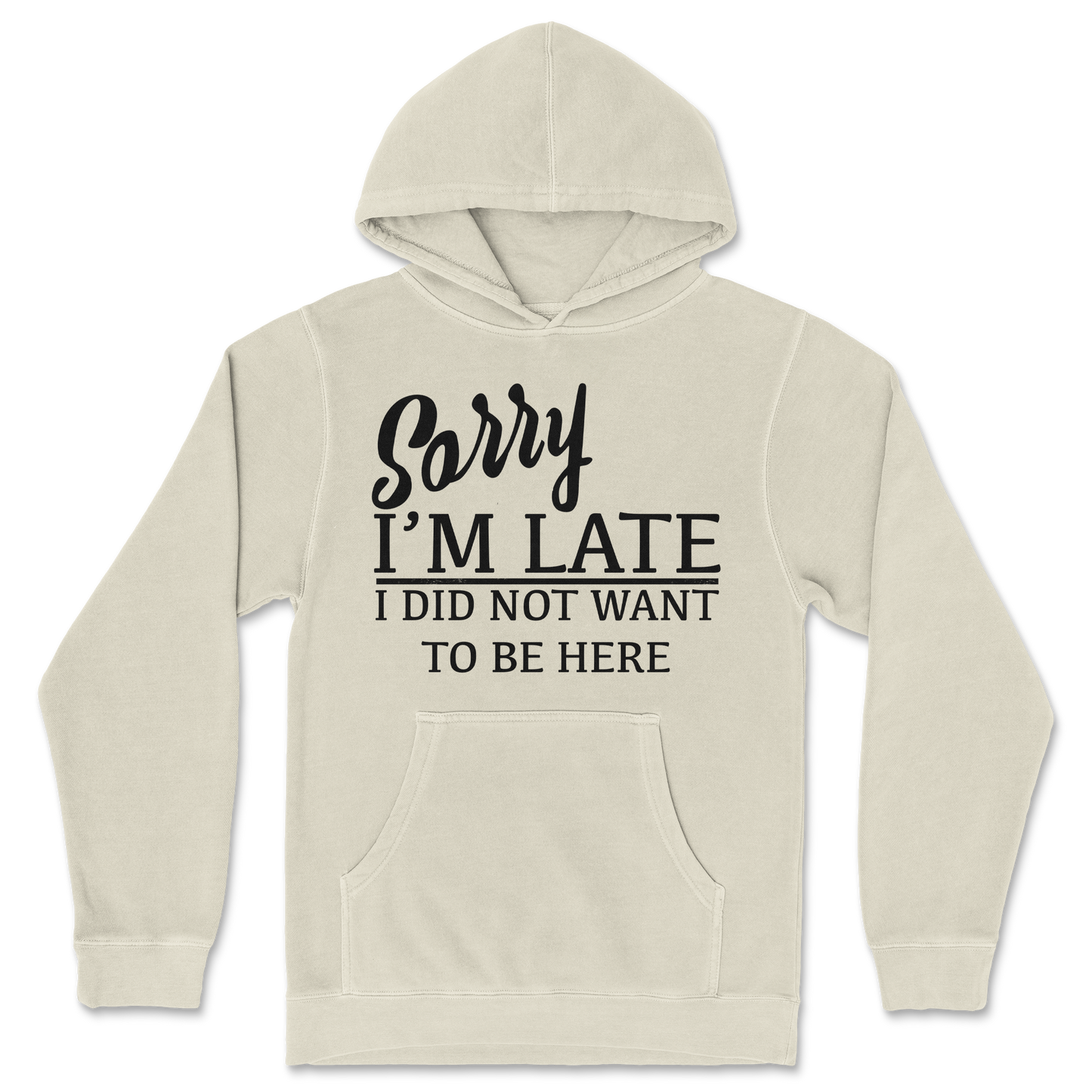 Independent Clothing Co. Hoodie Late in Ivory