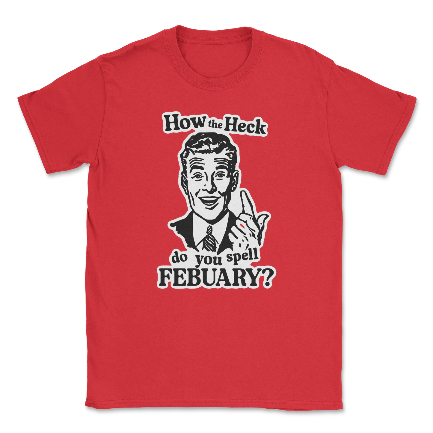 Heavy Blend T-Shirt February in Red