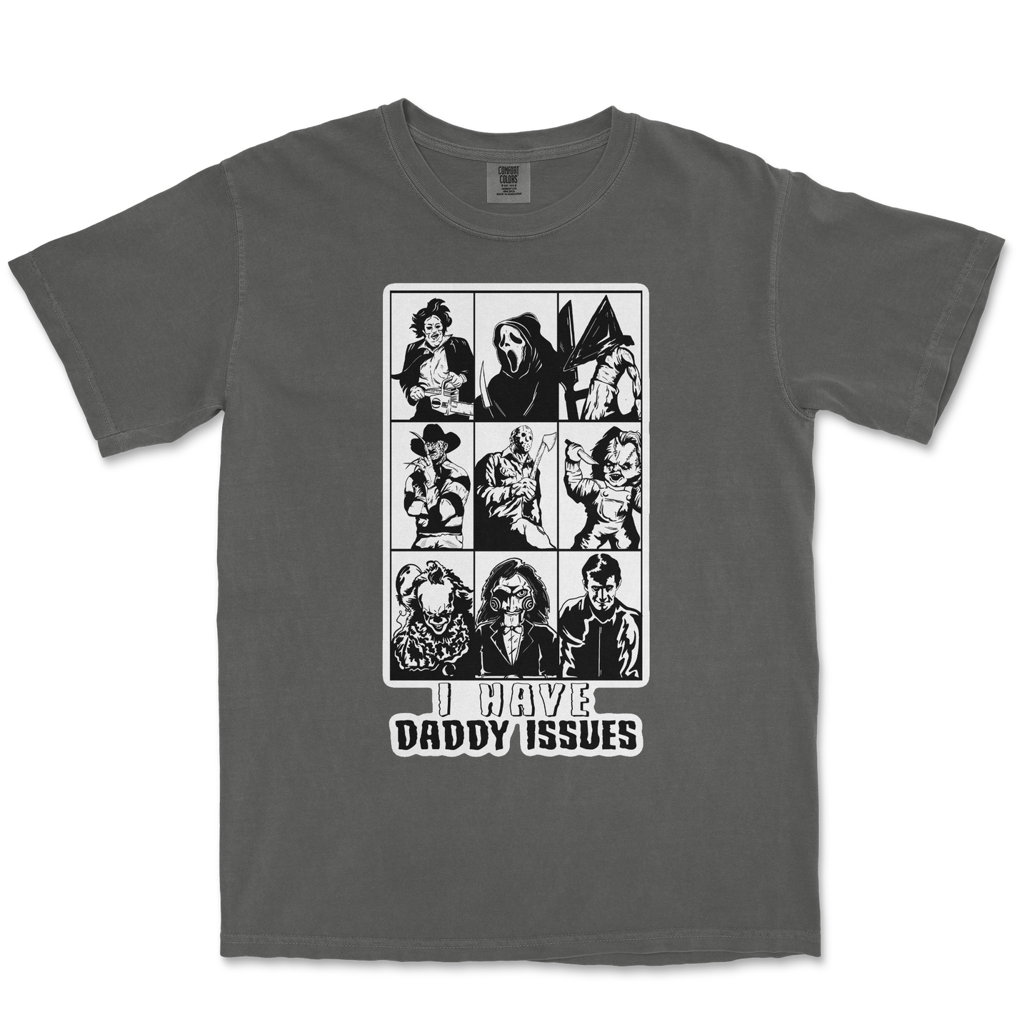 Comfort Colors T-Shirt Daddy Issues in Pepper