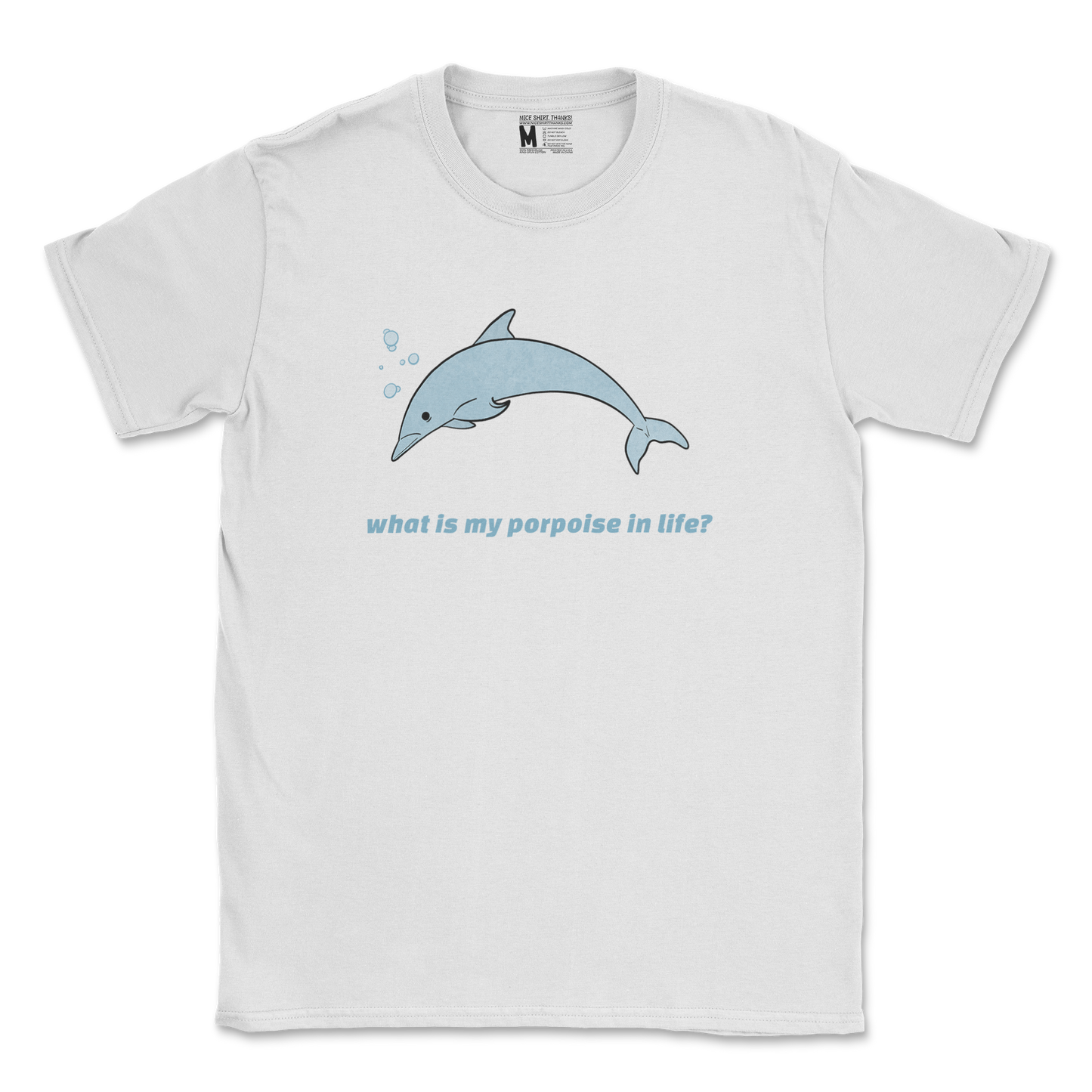 Gildan SoftStyle T-Shirt Porpoise in White