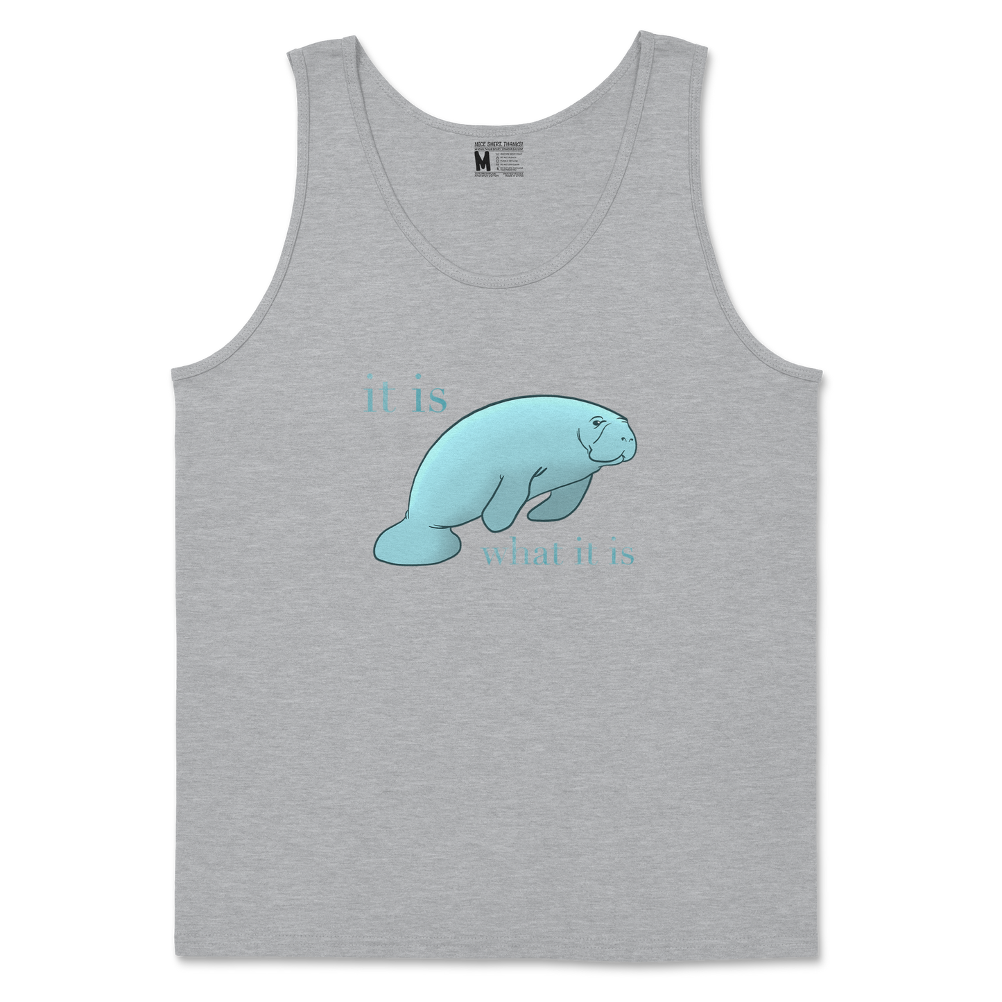 Gildan SoftStyle Tank Top Manatee in Sports Grey