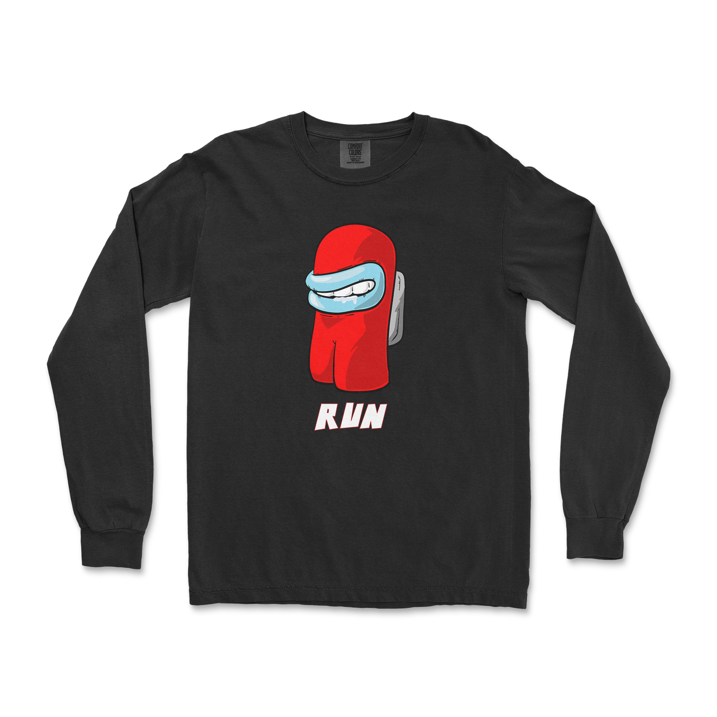 Comfort Colors Long Sleeve Sussy Man Child in Black