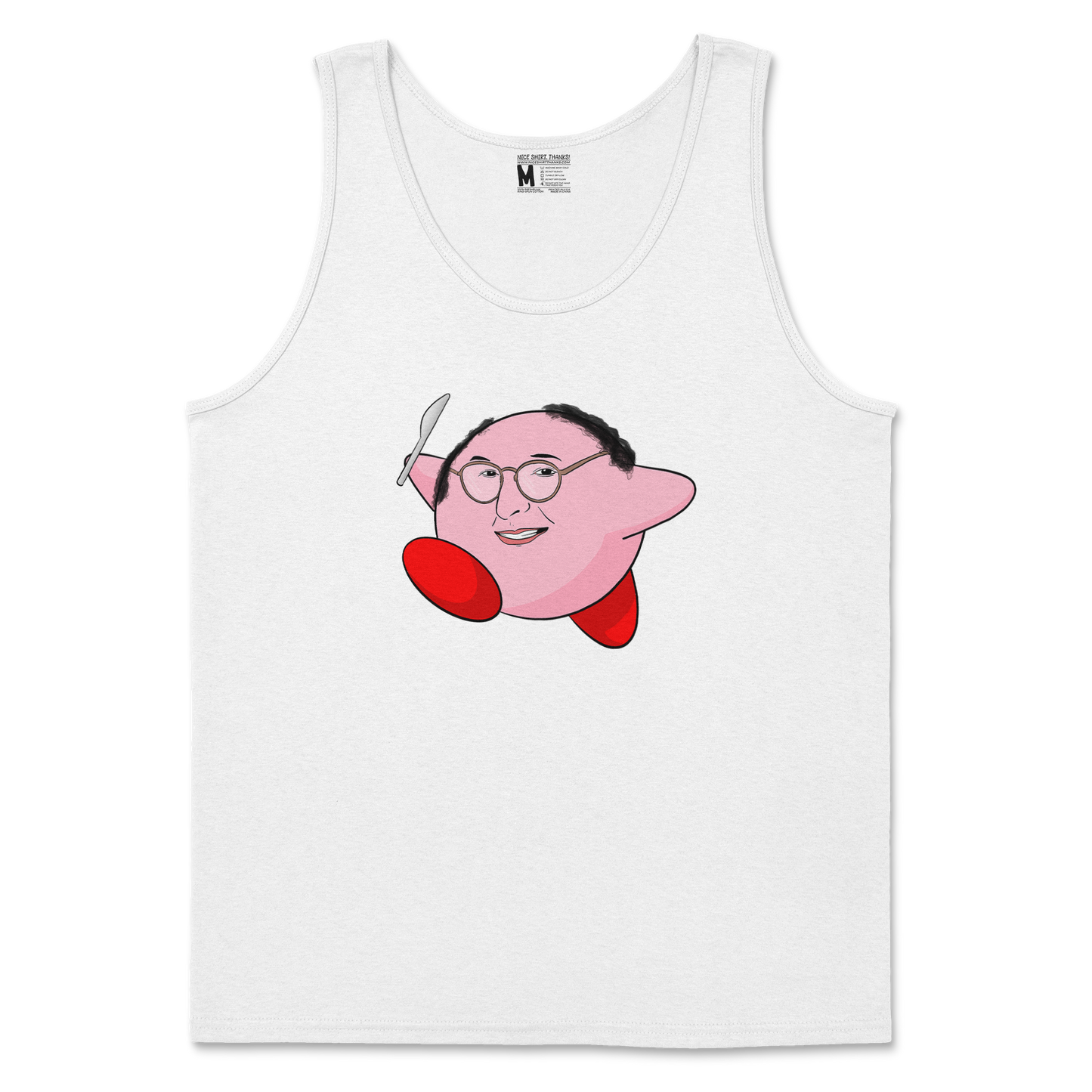 Gildan SoftStyle Tank Top Kirby George in White