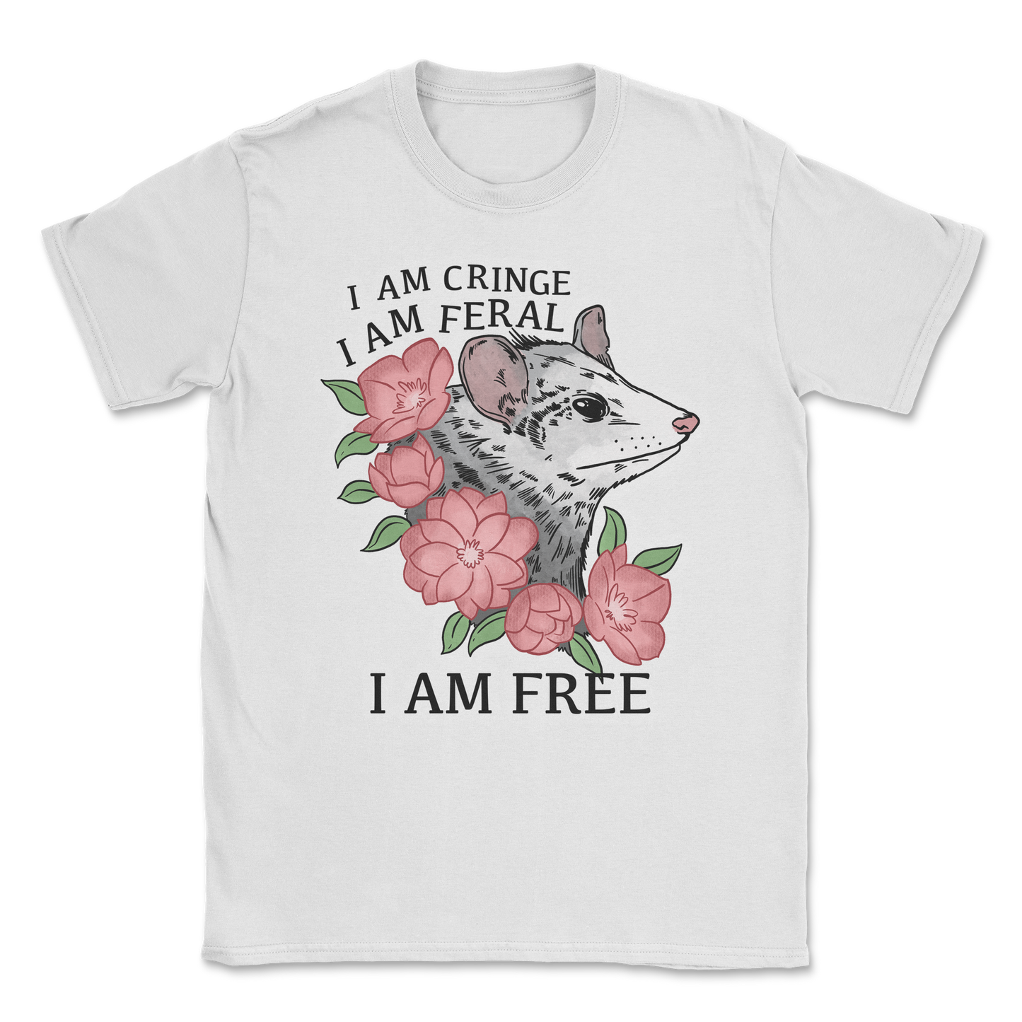 The Nice Shirt T-Shirt I Am Cringe in White