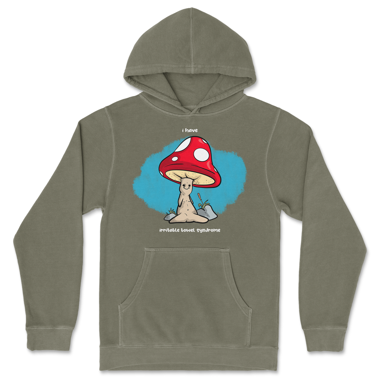 Independent Clothing Co. Hoodie IBS in Olive