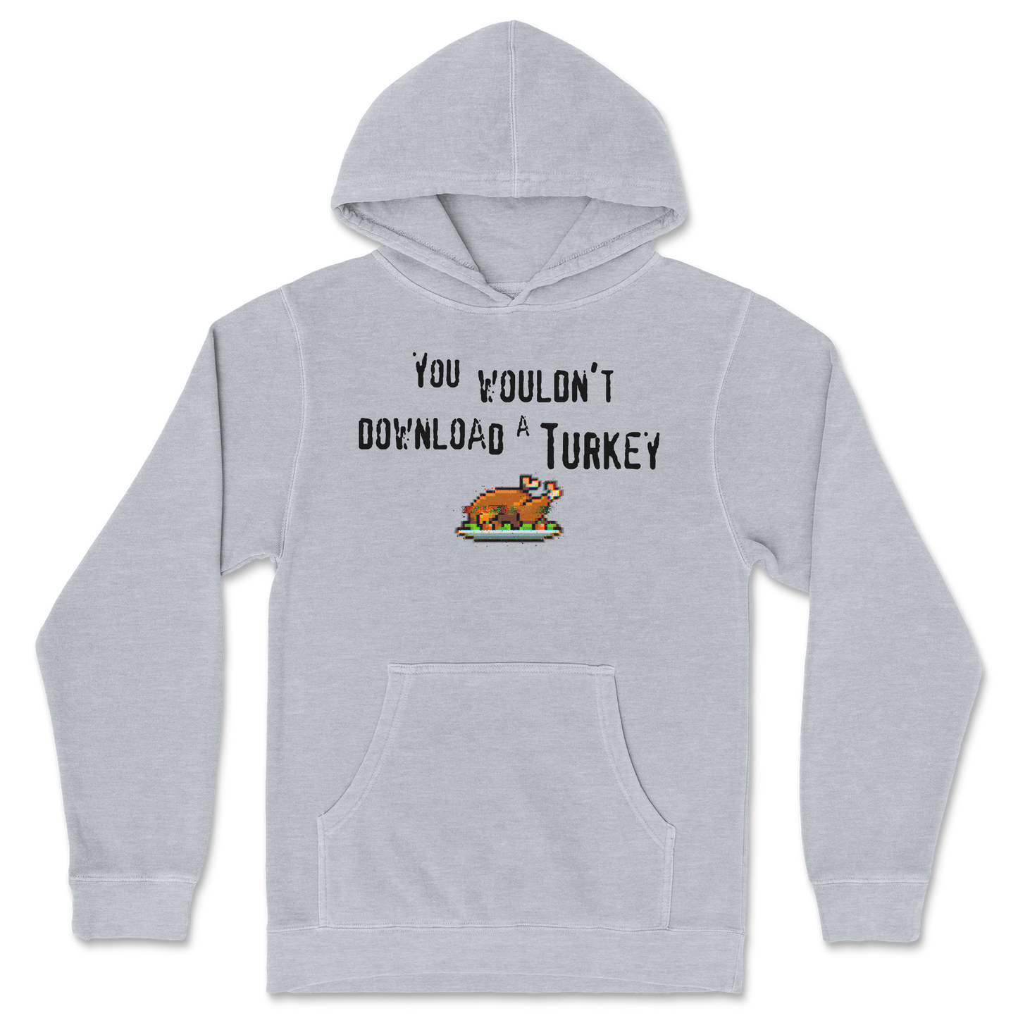 Independent Clothing Co. Hoodie Downloadable Turkey  in Grey-Heather