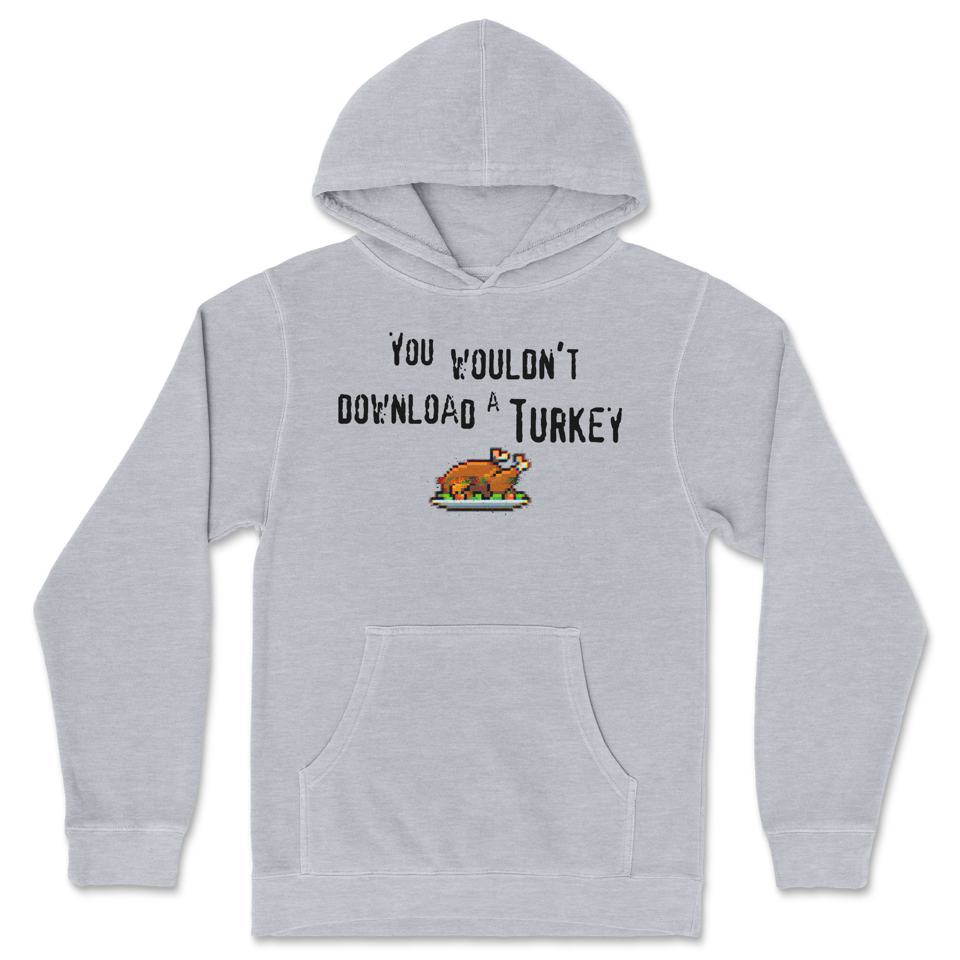 Independent Clothing Co. Hoodie Downloadable Turkey  in Grey-Heather