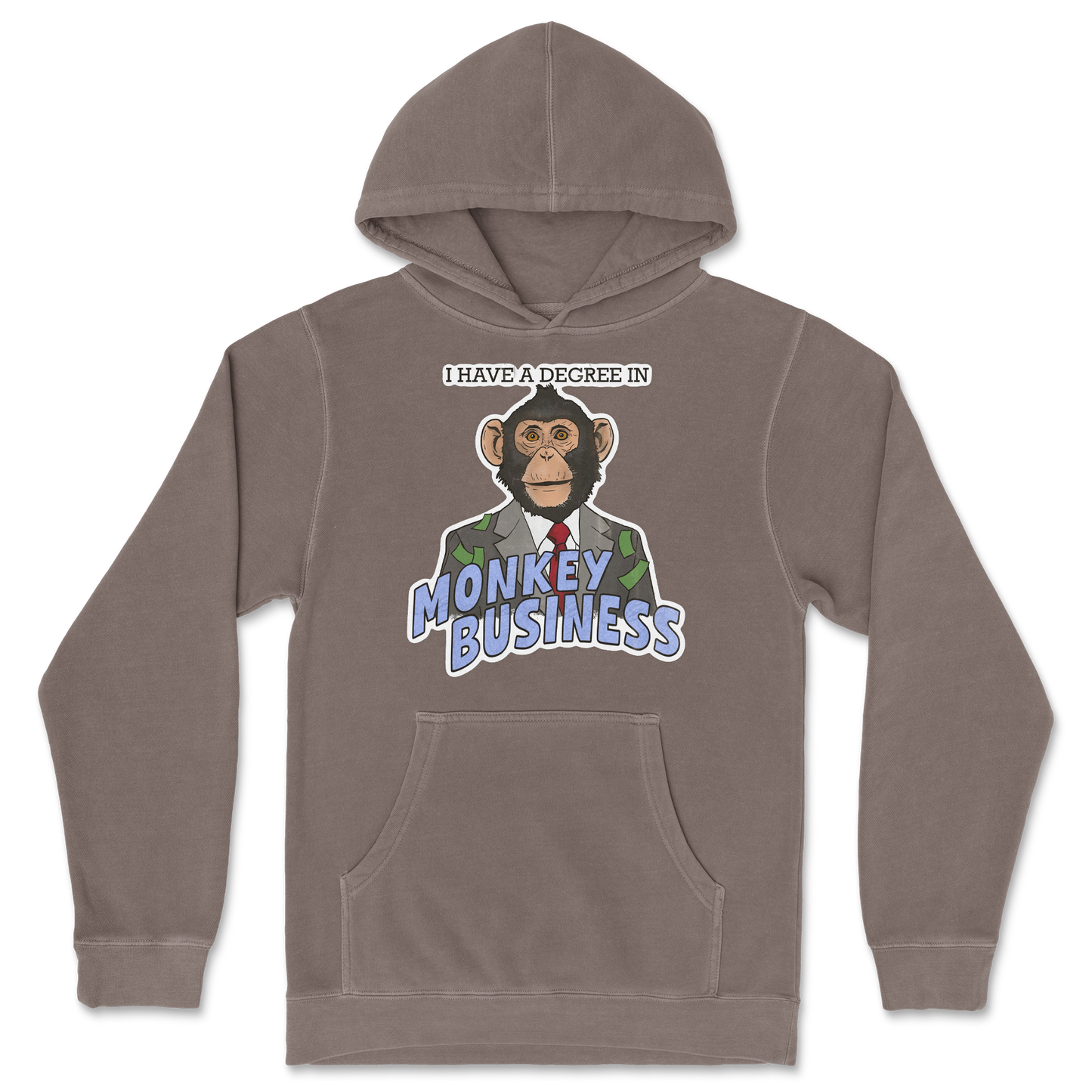 Independent Clothing Co. Hoodie Monkey Business in Clay