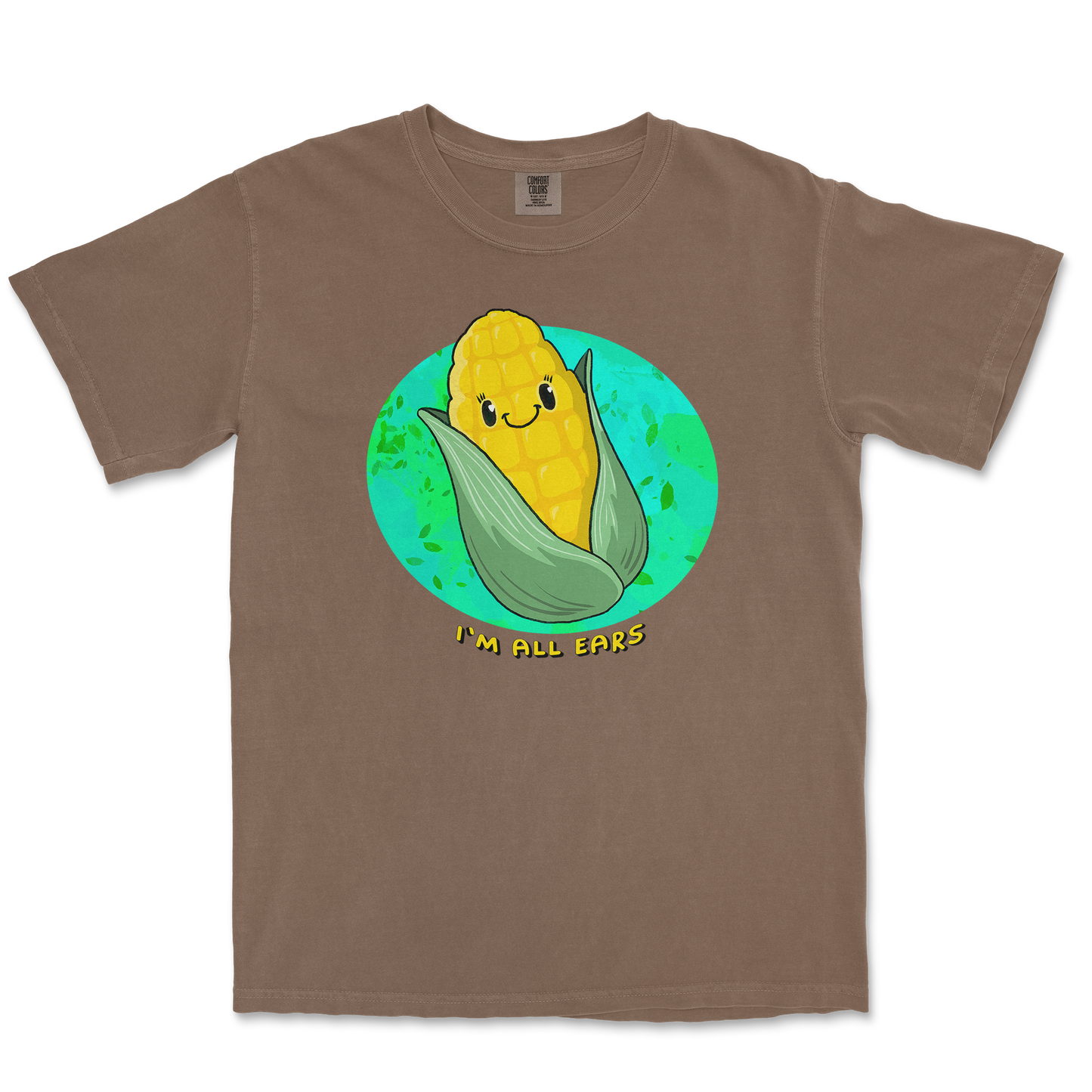 Comfort Colors T-Shirt Mmm Corn in Espresso