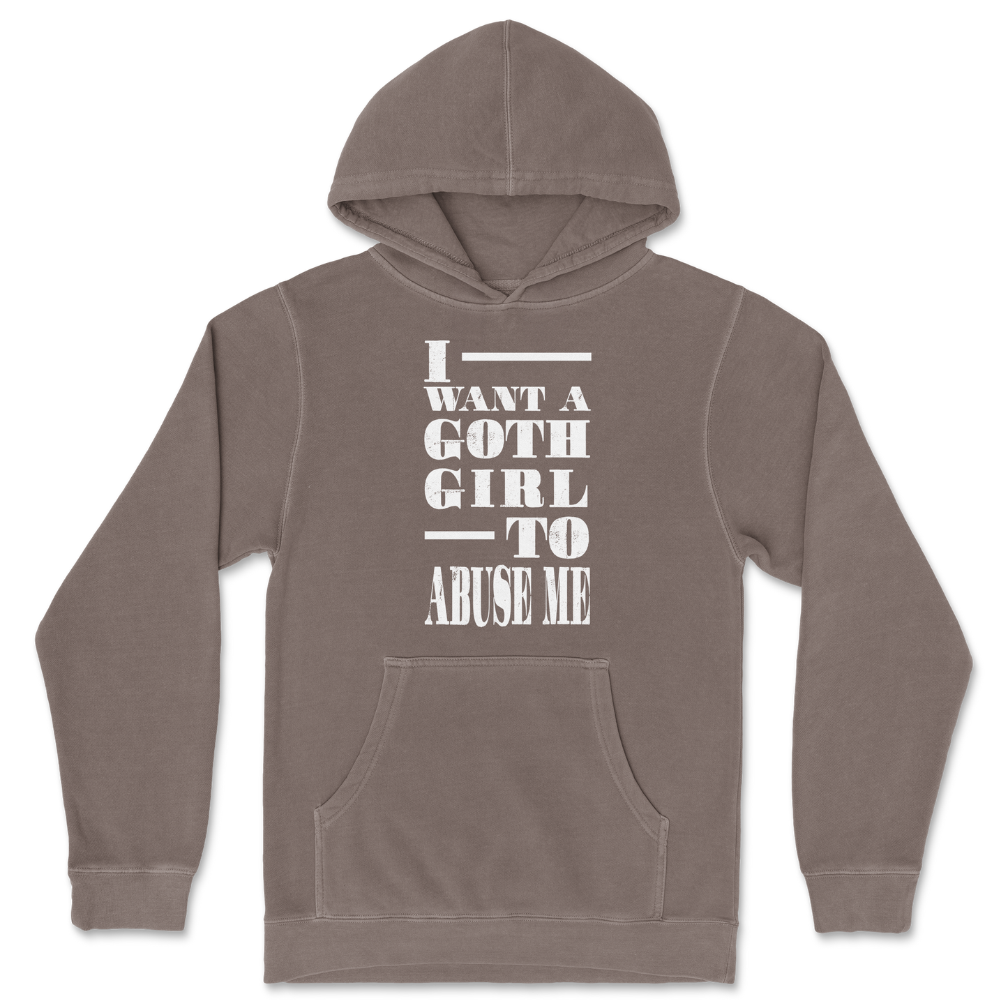 Independent Clothing Co. Hoodie I Want A Goth GF in Clay