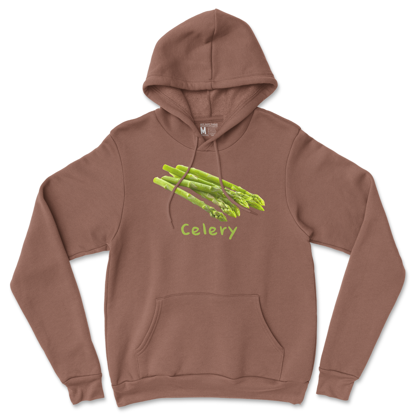 Gildan SoftStyle Hoodie Celery in Cocoa