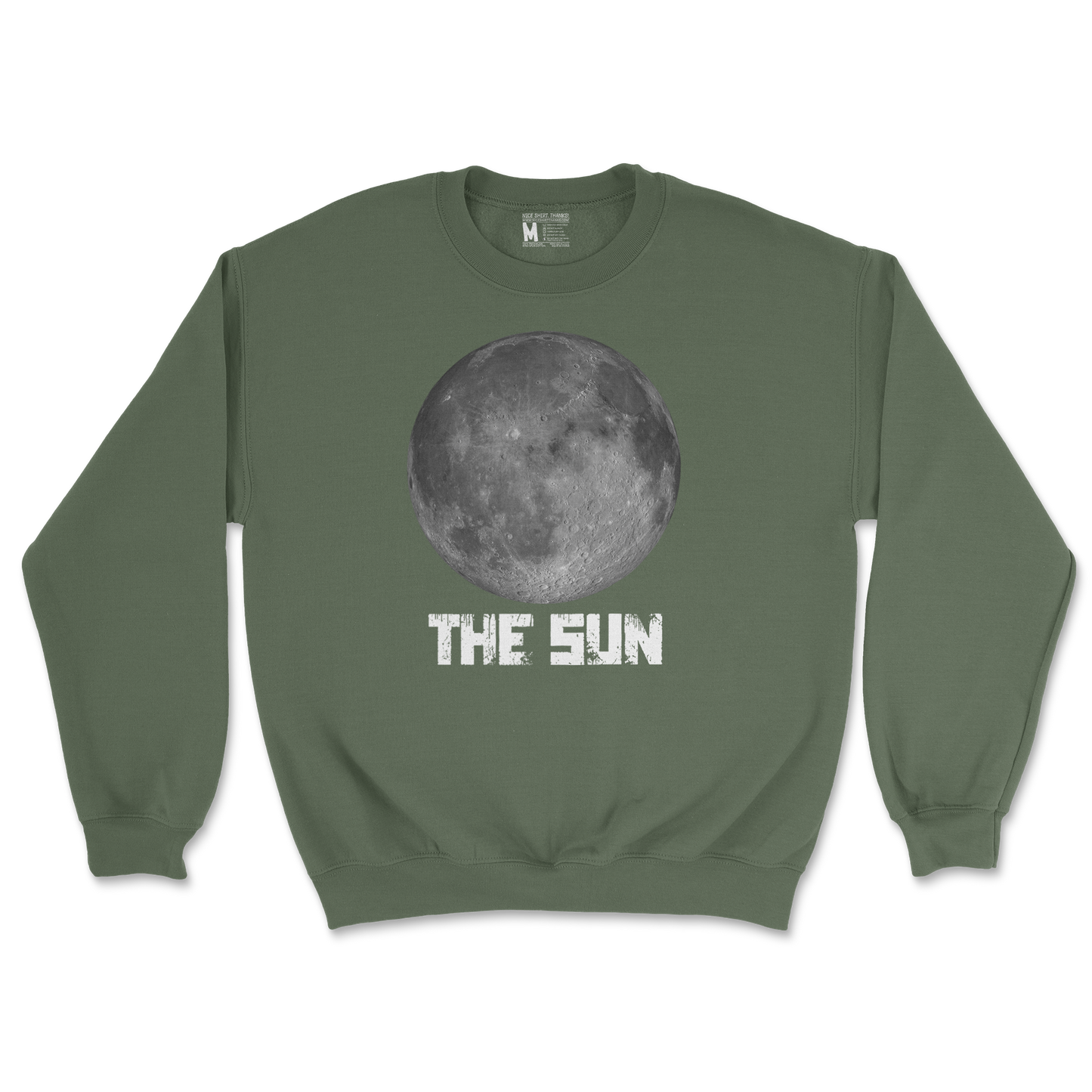 Gildan SoftStyle Crew Neck The Sun in MilitaryGreen