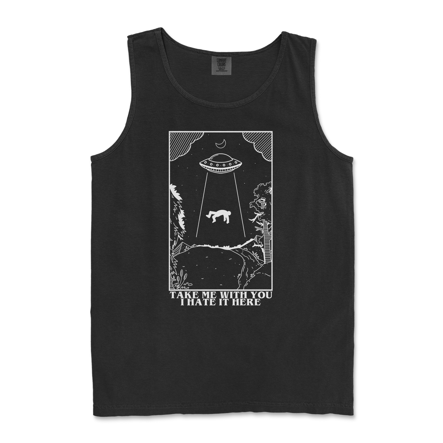 Comfort Colors Tank Top in Black