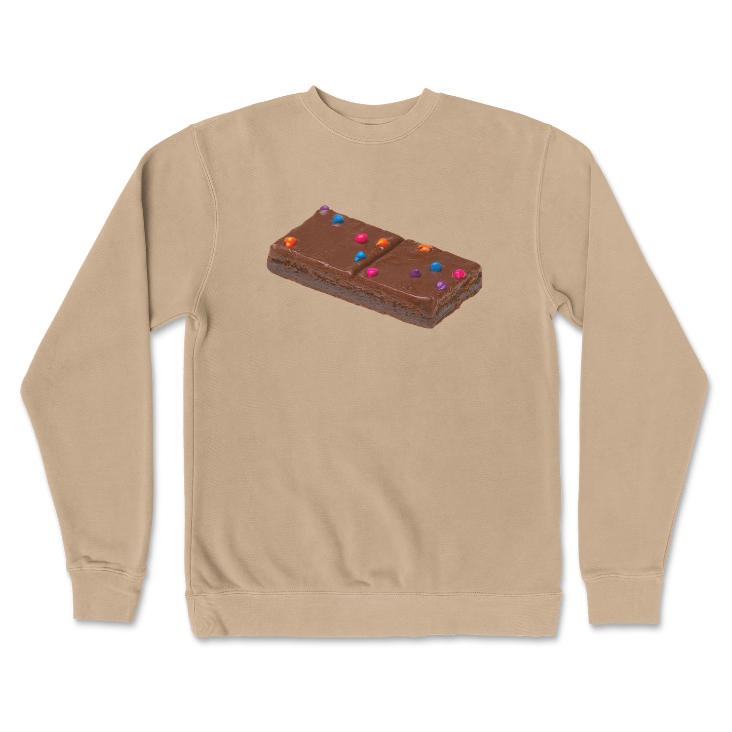 Independent Clothing Co. Crew Neck Mmmmm Yummmm in Sandstone