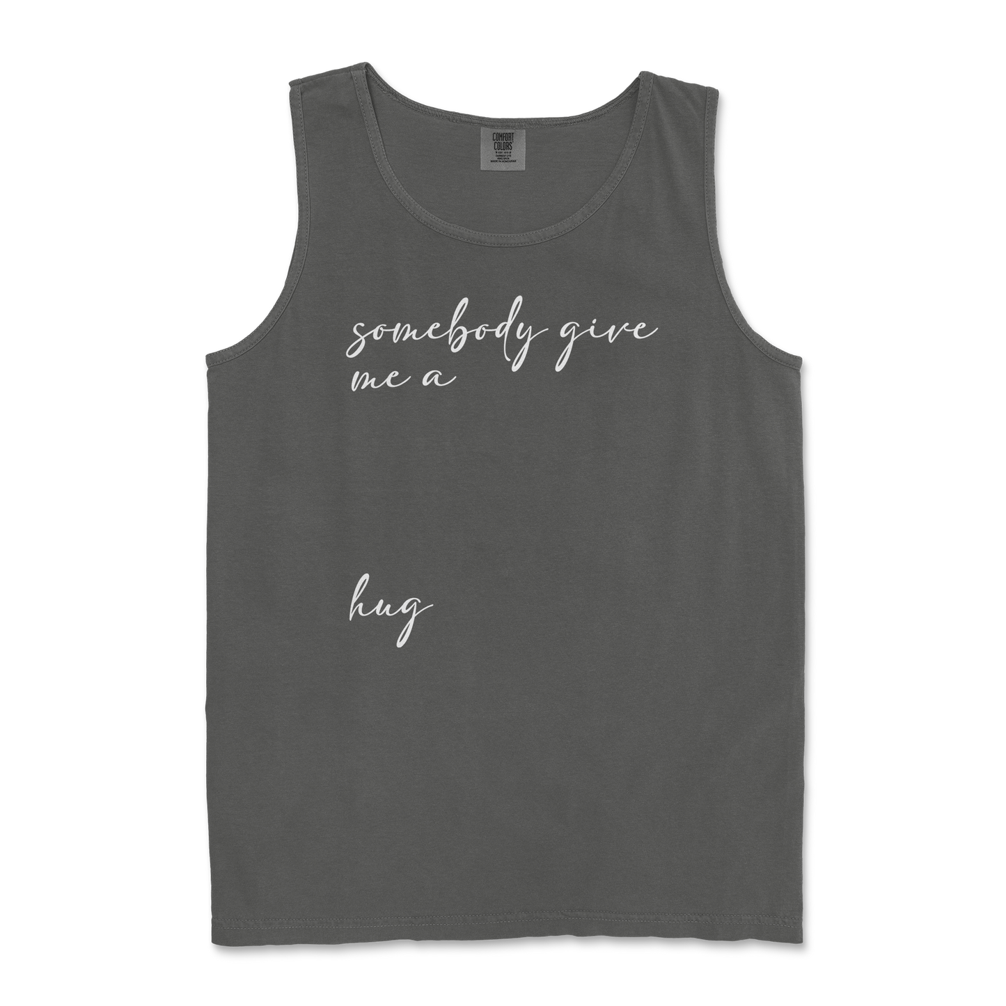 Comfort Colors Tank Top Hug Me in Pepper