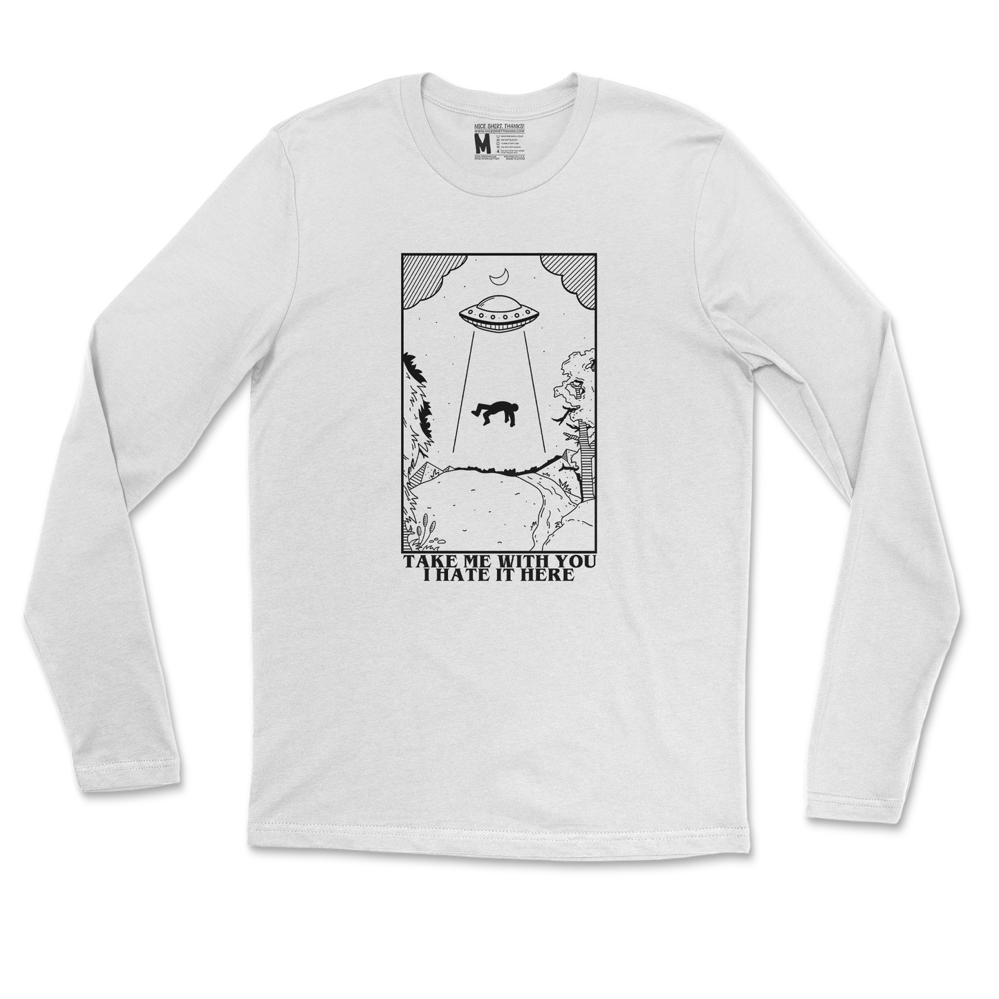 Gildan SoftStyle Long Sleeve in White