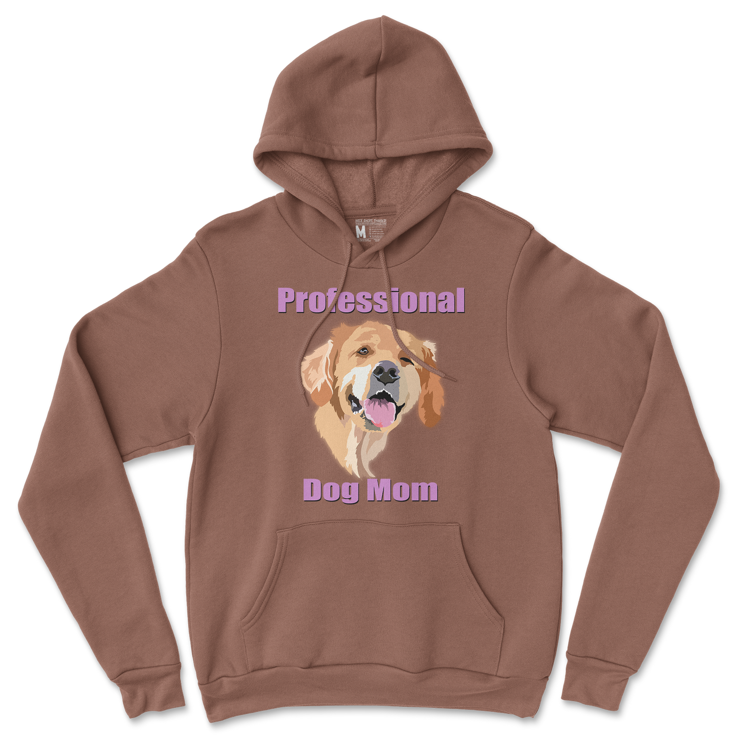 Gildan SoftStyle Hoodie Dog Mom in Cocoa