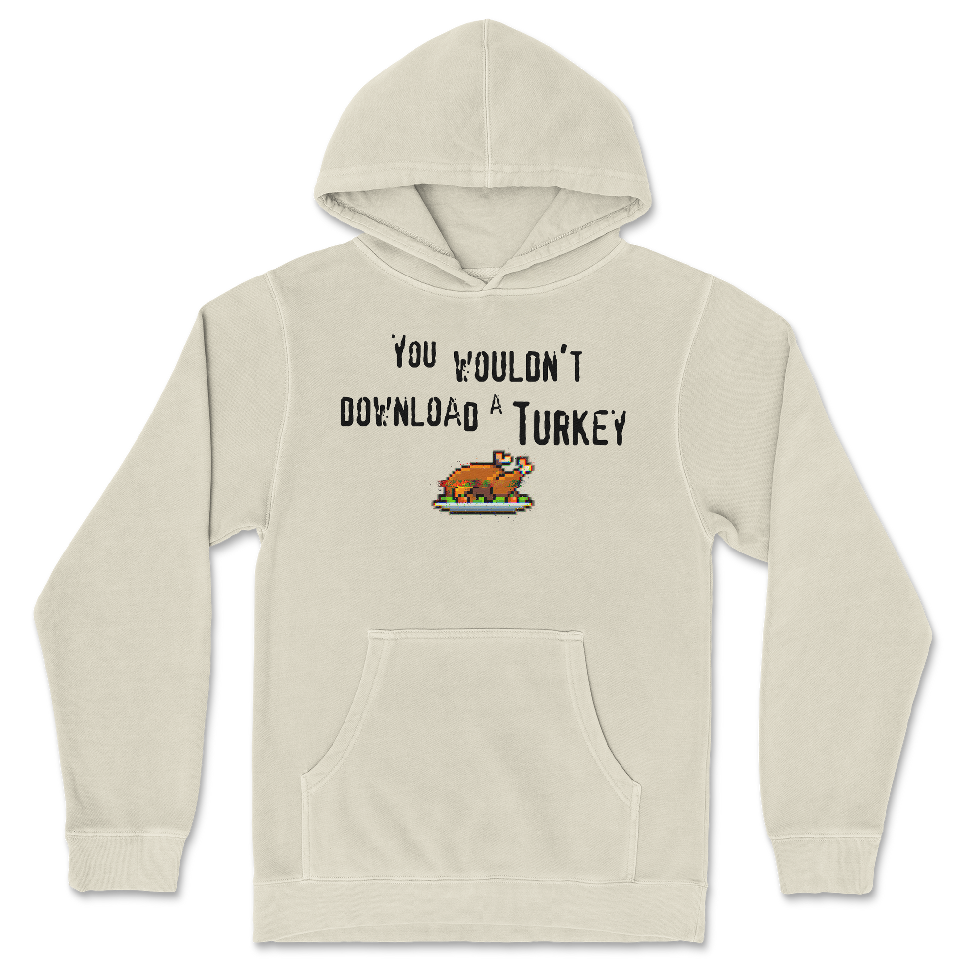 Independent Clothing Co. Hoodie Downloadable Turkey  in Ivory
