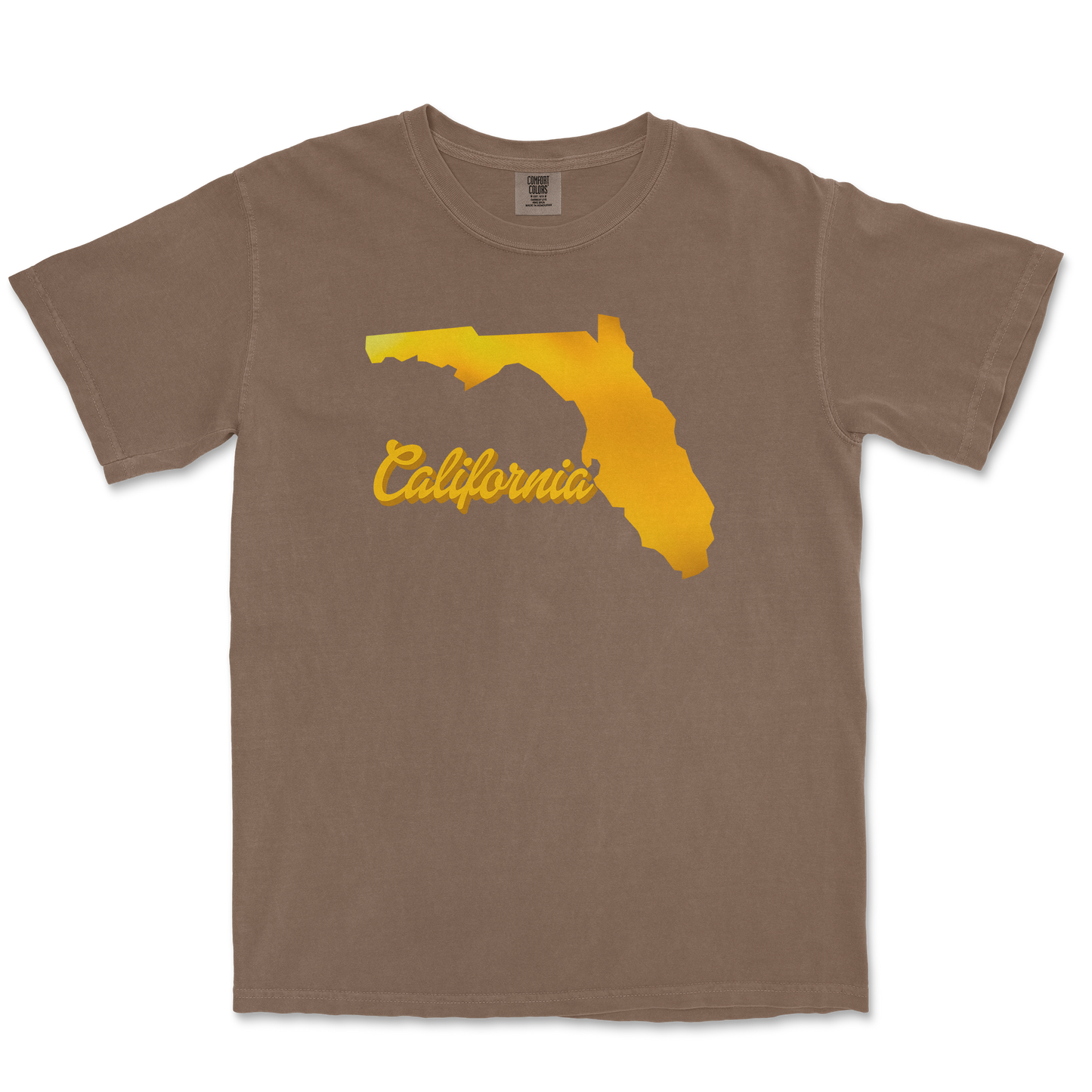 Comfort Colors T-Shirt California in Espresso