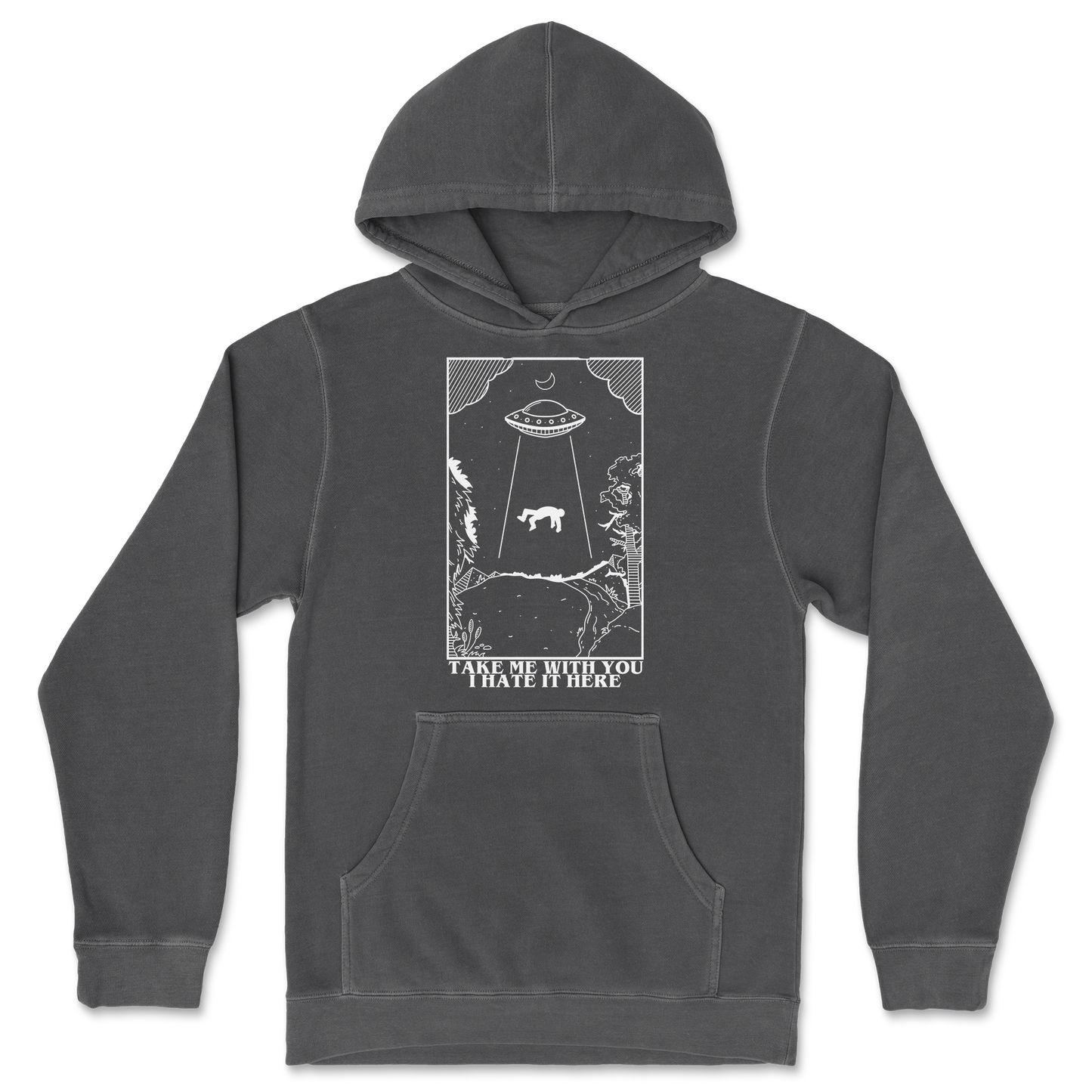 Independent Clothing Co. Hoodie Abduct Me in Black