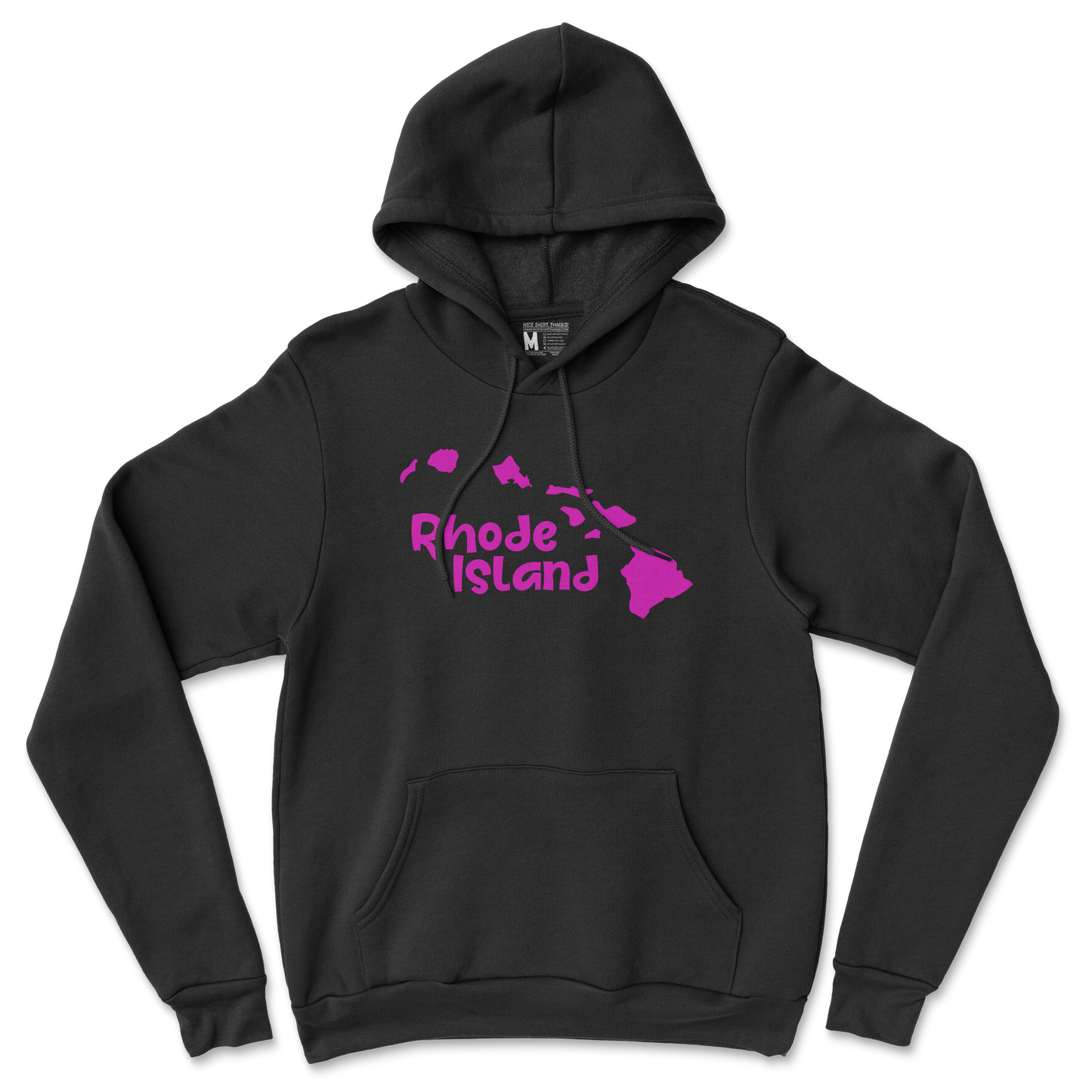 Gildan SoftStyle Hoodie Rhode Island in Back