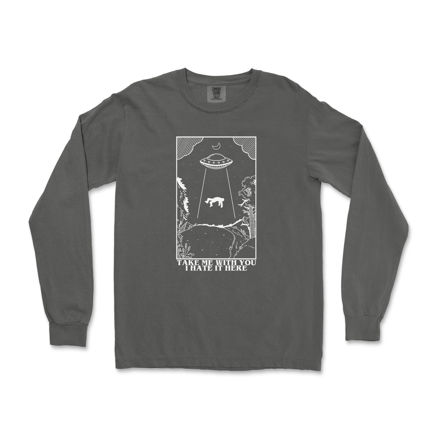 Comfort Colors Long Sleeve in Pepper