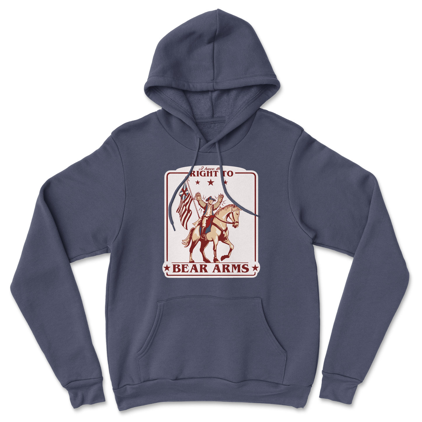 Heavy Blend Hoodie Right to Bear Arms in Navy