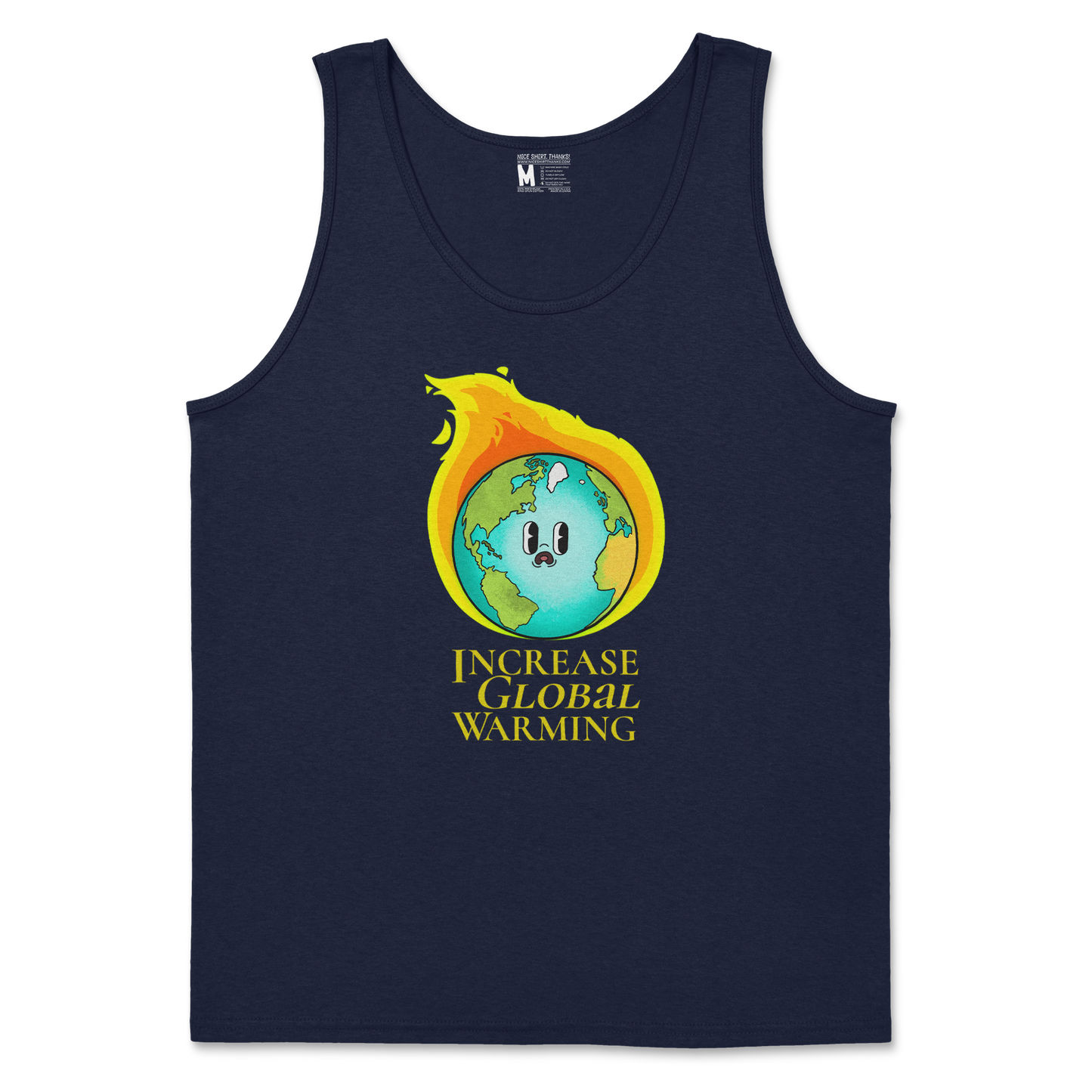 Gildan SoftStyle Tank Top in Navy
